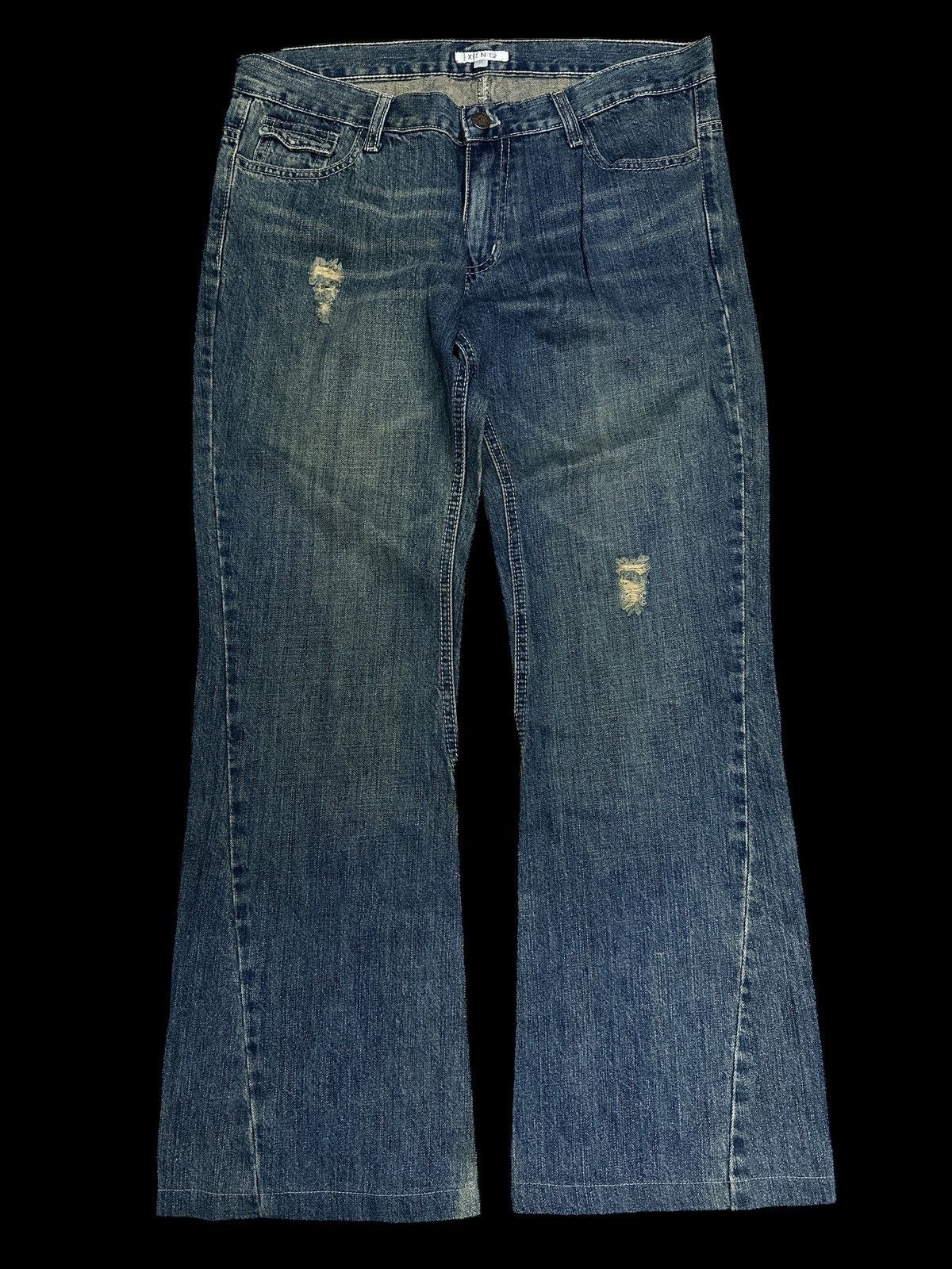 Japanese Brand Flare 💥 Xing Bootcut Flare Blue Washed 💥 Size US 34 / EU 50 - 1 Thumbnail