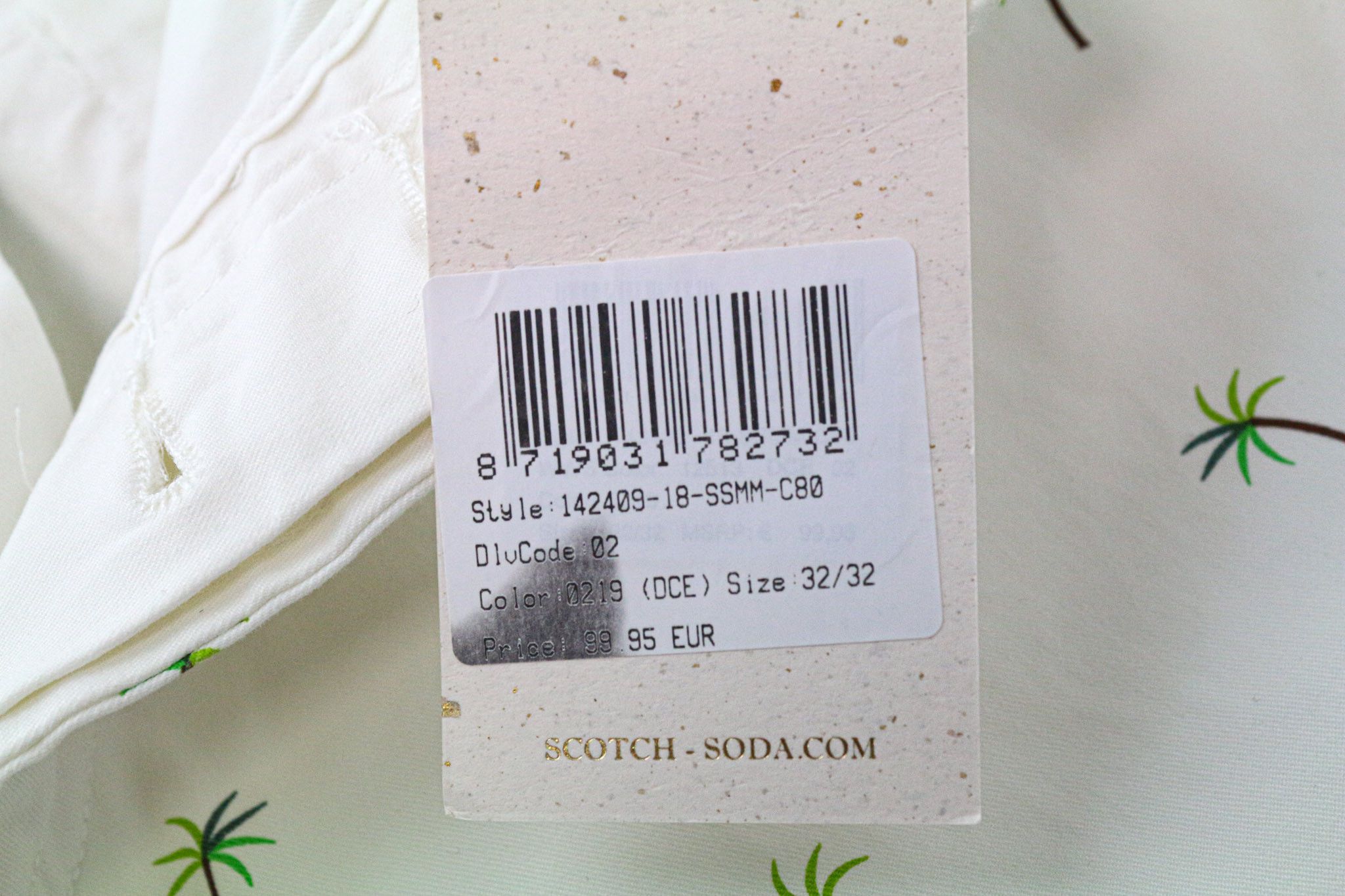 Scotch & Soda DEAN W32/L32 Off-White Loose Taper Stretch Jeans 75630 Size US 32 / EU 48 - 5 Thumbnail