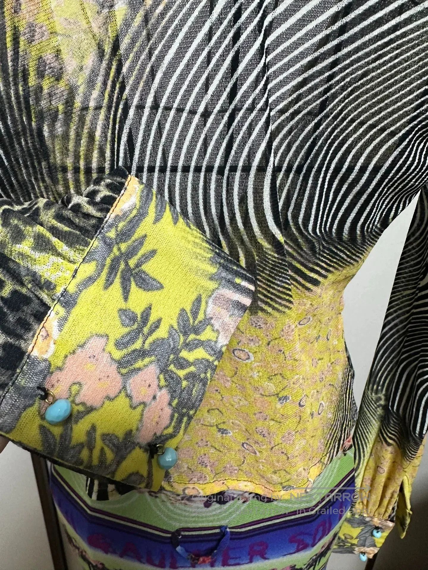 Roberto Cavalli Roberto Cavalli Floral Mesh Cardigan. Size M / US 6-8 / IT 42-44 - 9 Thumbnail