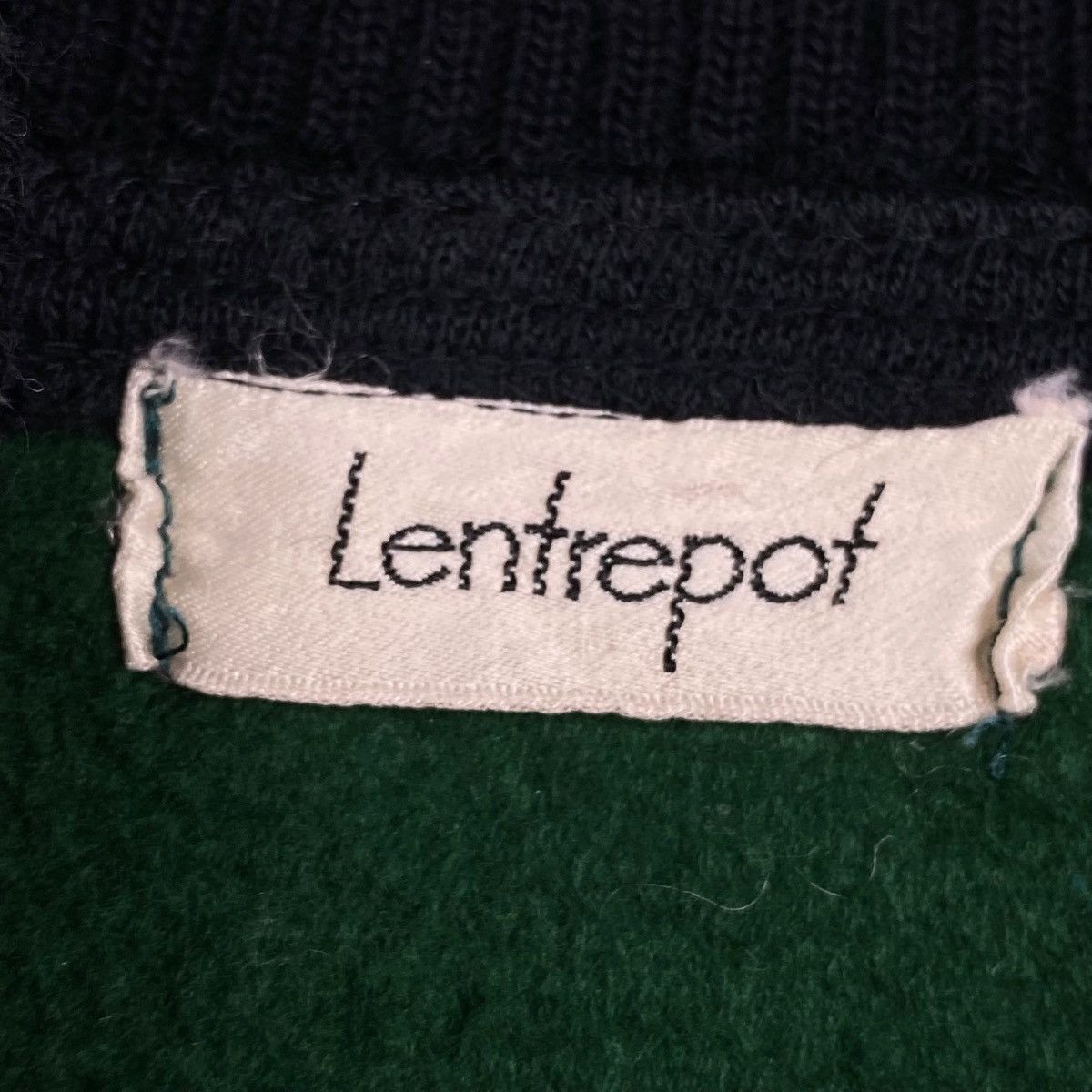 Vintage Vintage Letretpot Print Turtleneck Sweatshirt Green Pullover Size US L / EU 52-54 / 3 - 5 Thumbnail
