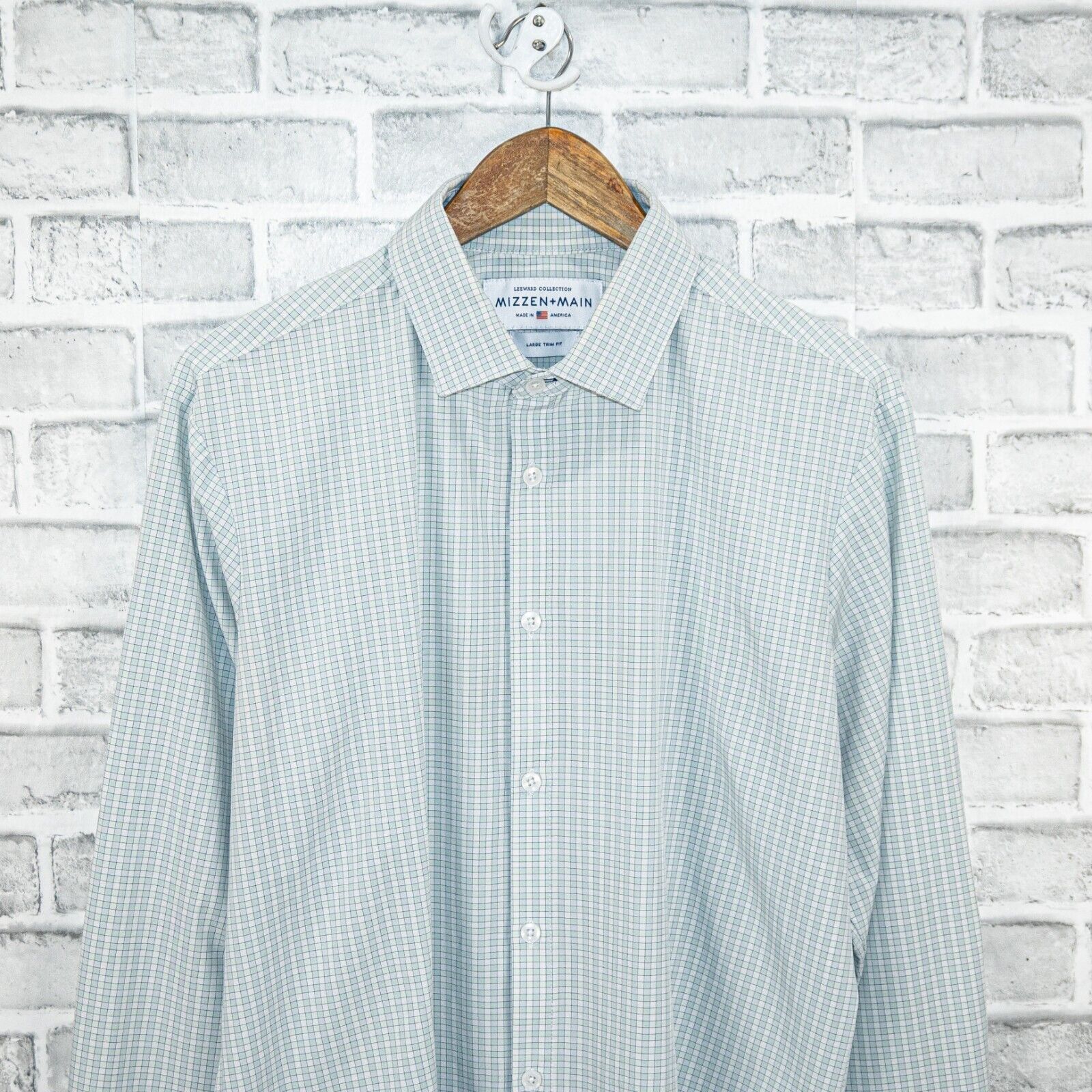Mizzen+Main MIZZEN + MAIN collection Trim Fit Button front Shirt blue Size US L / EU 52-54 / 3 - 4 Thumbnail