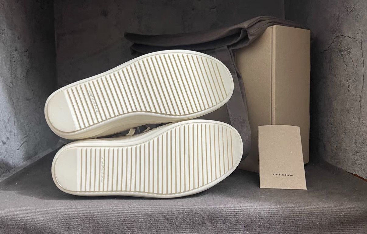 Rick Owens Rick Owens DRKSHDW All-White "Milk" Vans-Inspired Sneakers Size US 8 / EU 41 - 7 Thumbnail