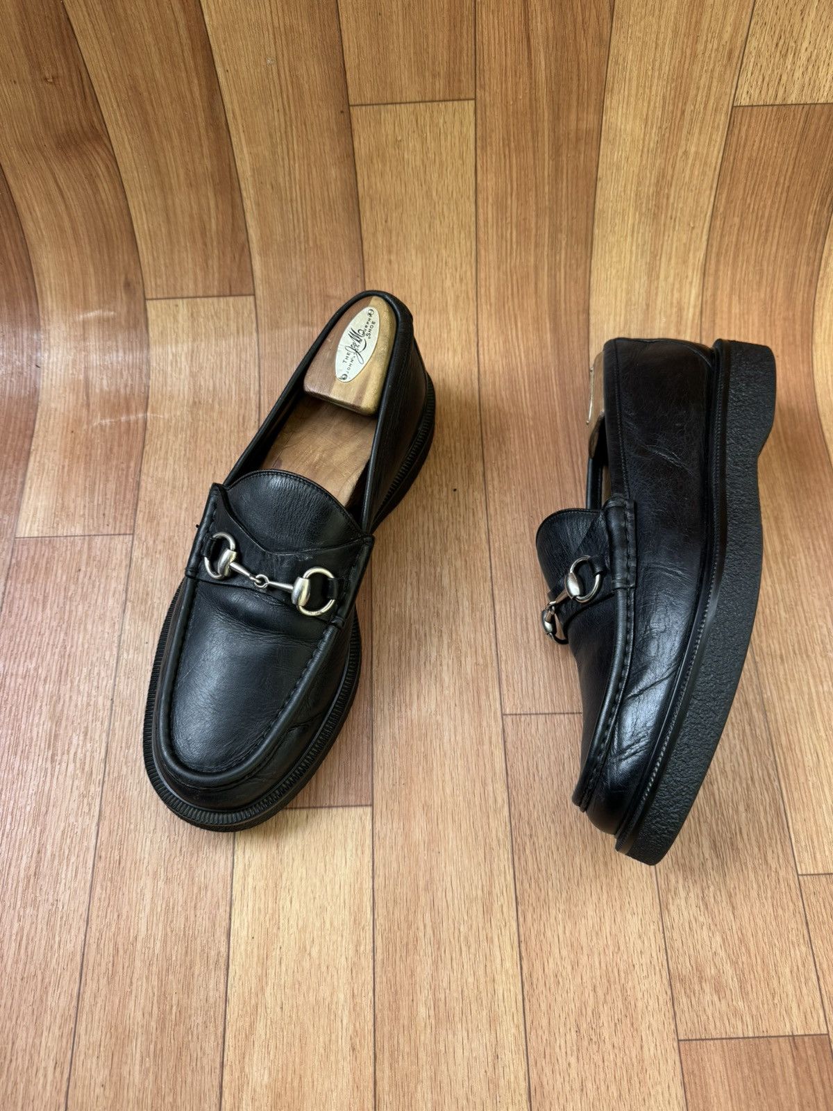 Gucci Gucci Horsebit Loafers platforms Size US 6.5 / EU 39-40 - 5 Thumbnail