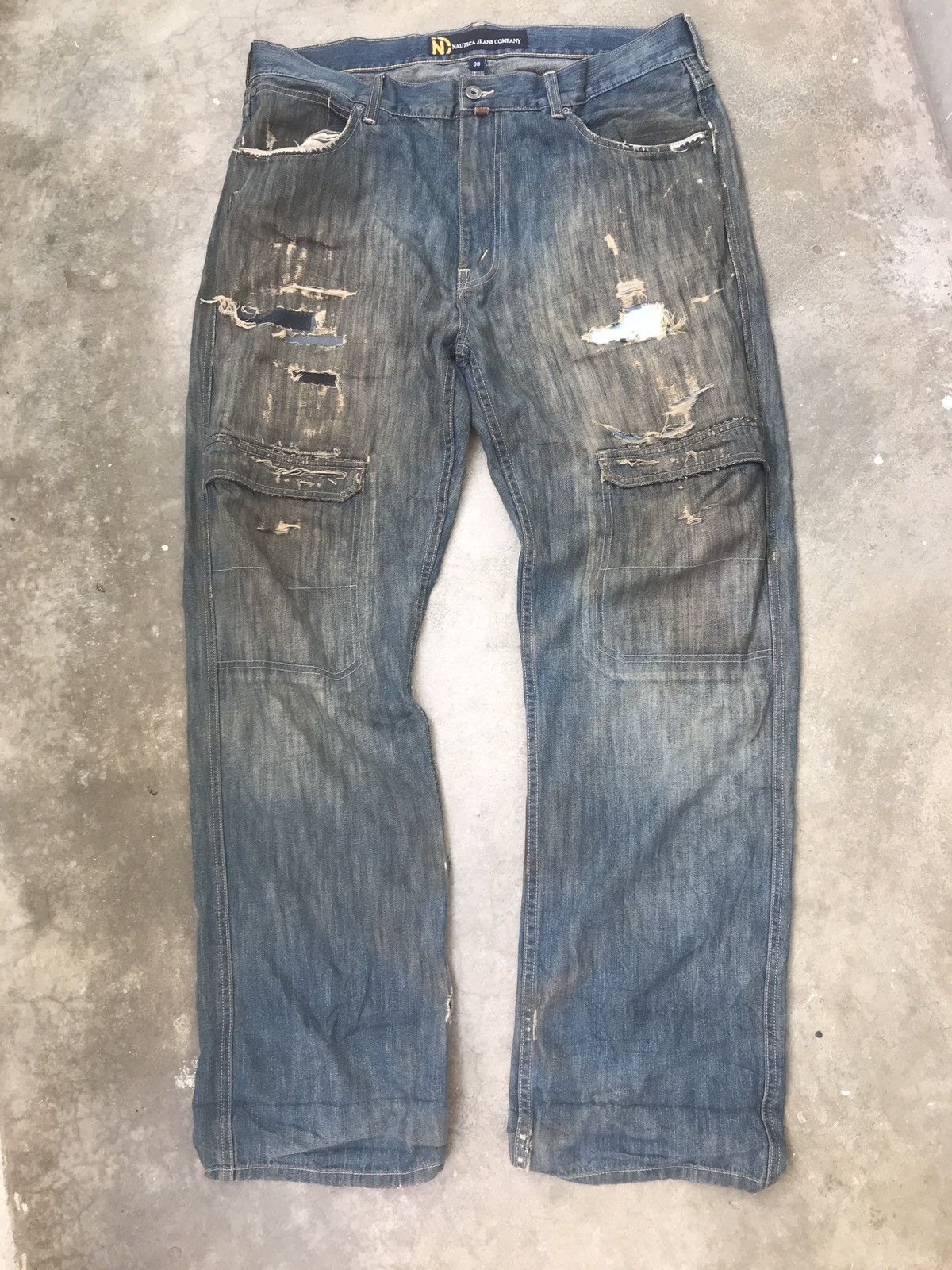 Nautica Nautica distressed denim 6 pockets Size US 38 / EU 54 - 1 Thumbnail