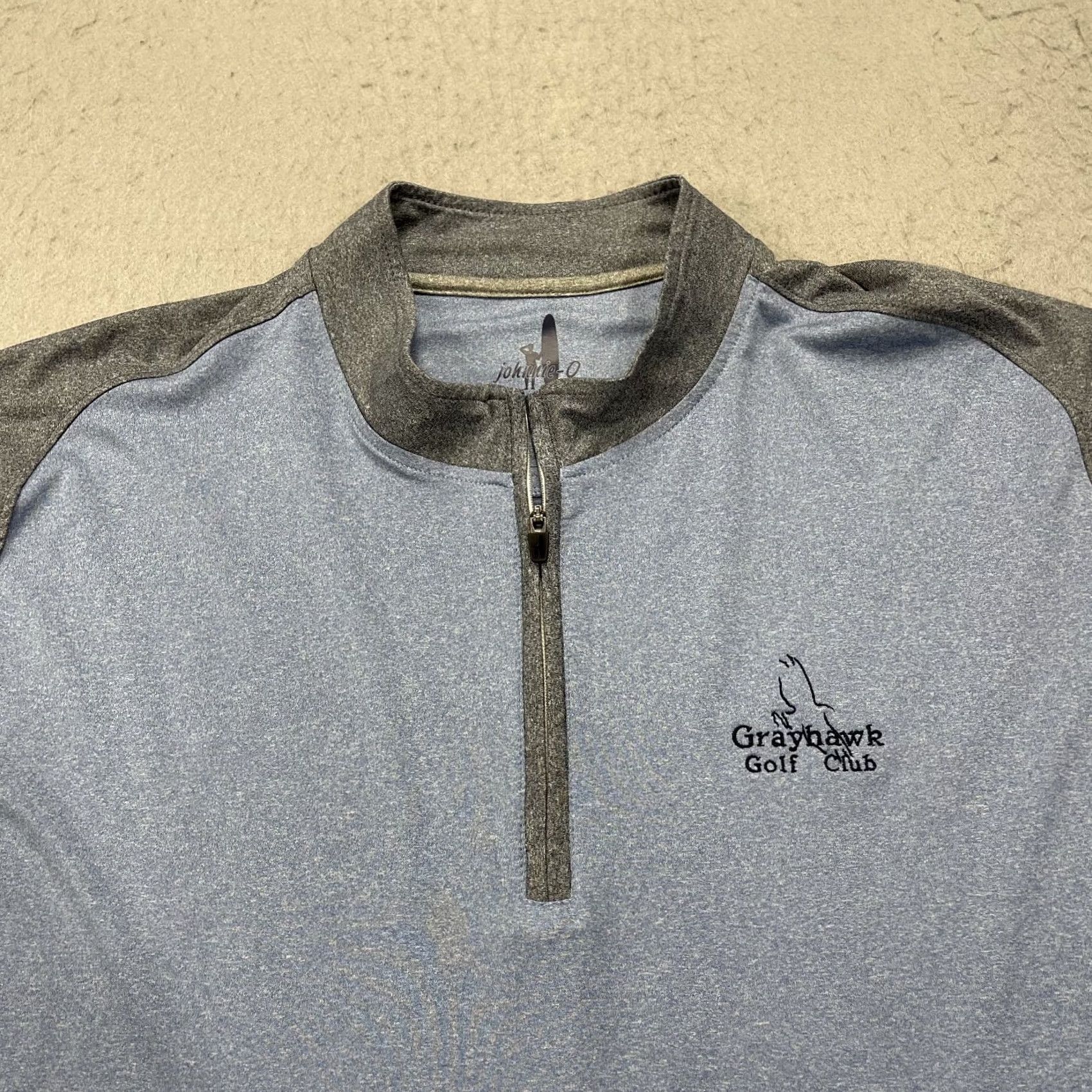 johnnie-O johnnie-O Jacket Mens 2XL Blue 1/4 Zip Golf Logo Grayhawk Performance Jacket Size US XXL / EU 58 / 5 - 2 Thumbnail