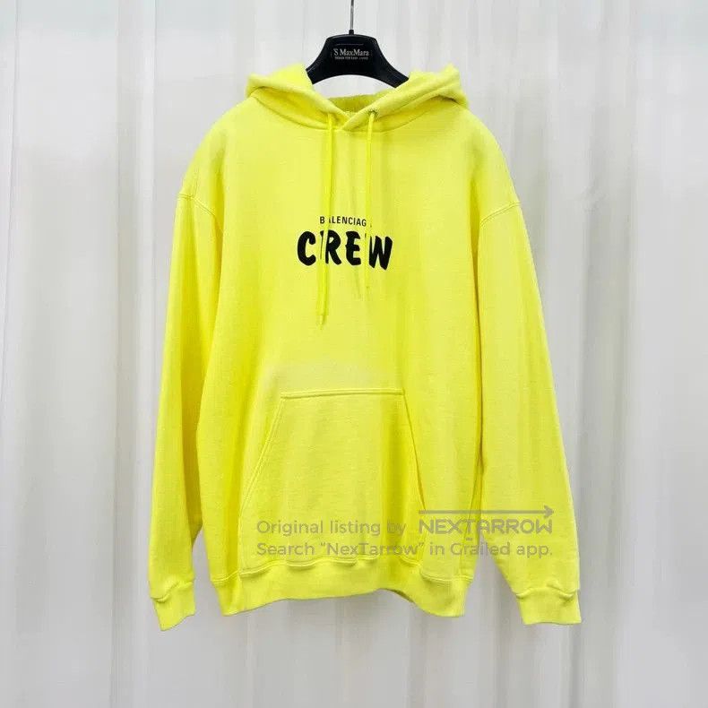 Balenciaga Balenciaga Crew Logo Print Hoodie. Size US XS / EU 42 / 0 - 1 Thumbnail