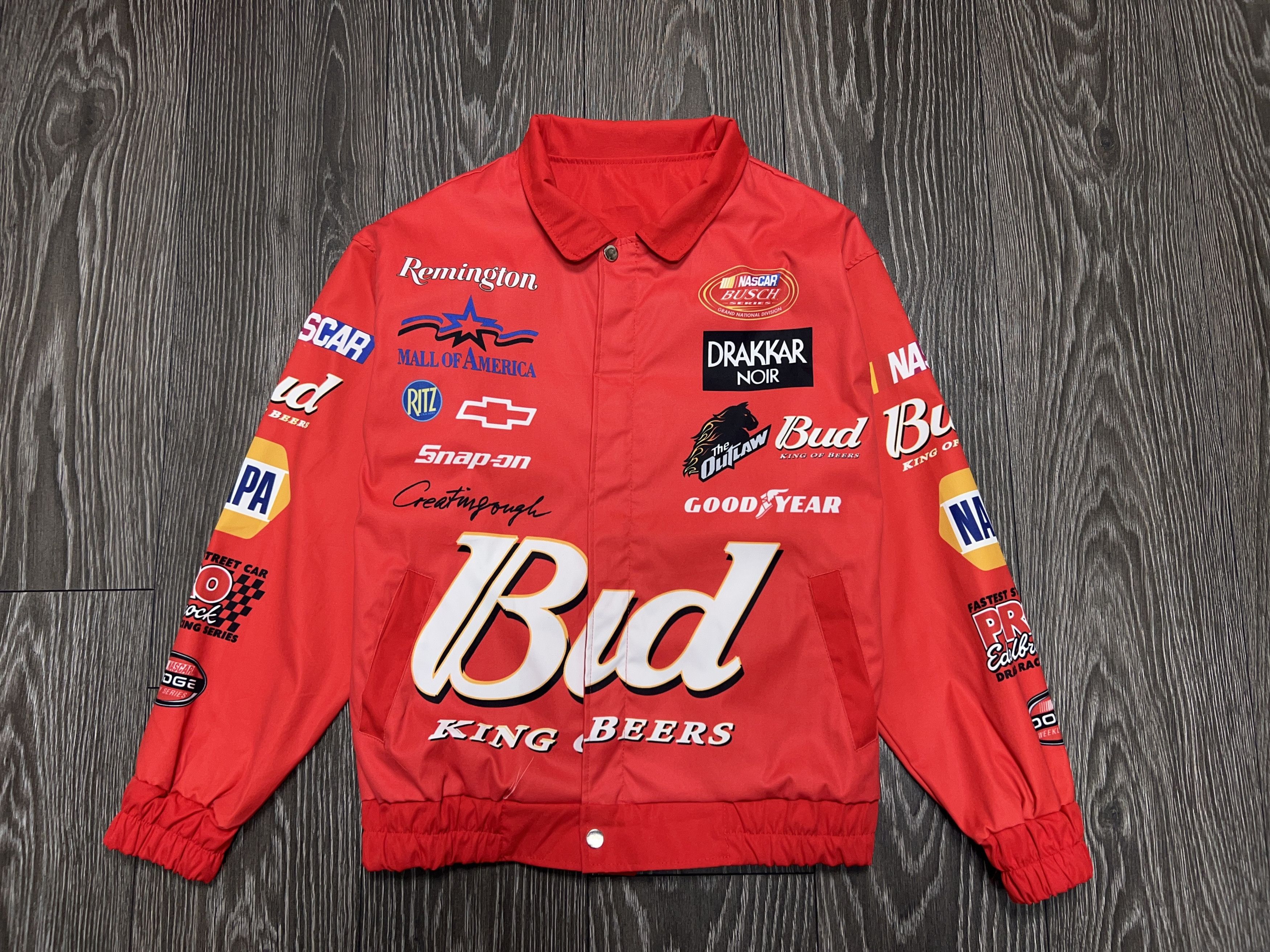 NASCAR Racing Budweiser Remington Lightweight Jacket Windbreaker Size US S / EU 44-46 / 1 - 1 Thumbnail