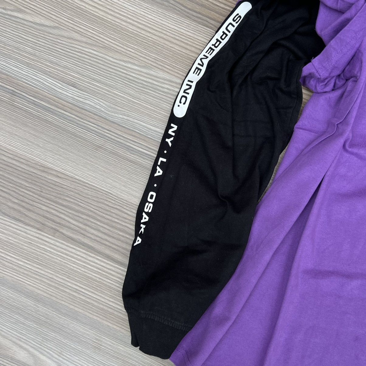 Supreme Supreme Inc. Paneled Longsleeve Tshirt. Size US M / EU 48-50 / 2 - 7 Thumbnail