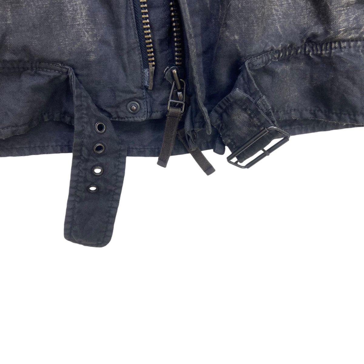 Marithe + Francois Girbaud MFG Distressed Design Lace Up Biker Style Jacket Size US S / EU 44-46 / 1 - 17 Thumbnail