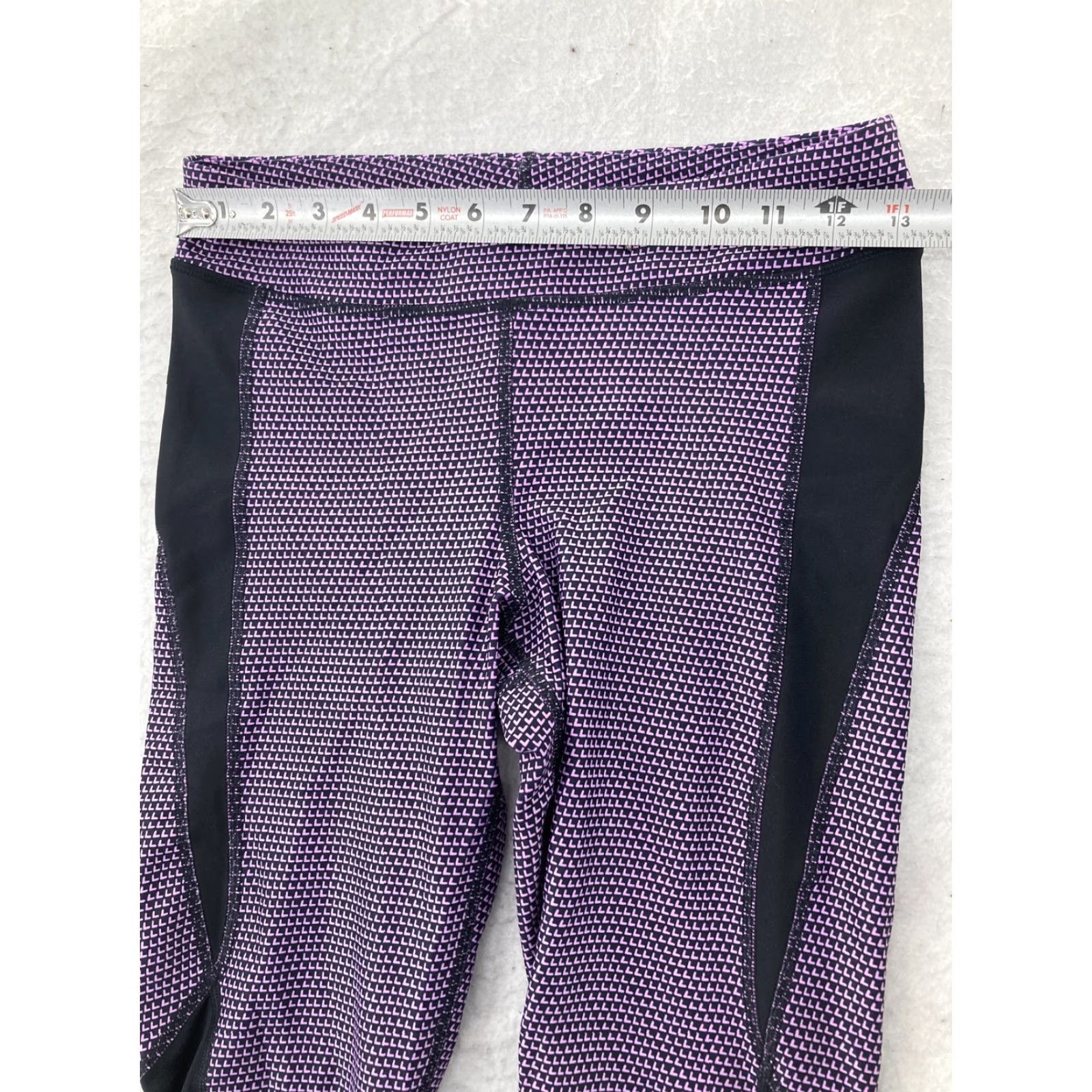 Under Armour Under armour Leggings Womens M Medium Blue Pink Yoga Pants Compression Crop Size 32" / US 10 / IT 46 - 3 Thumbnail
