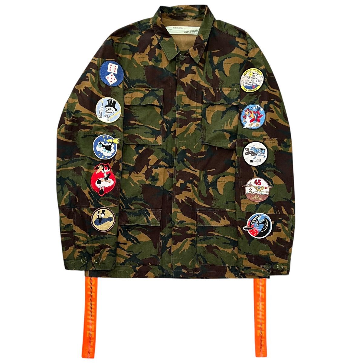 Off-White OFF-WHITE™ 2018SS Patchwork Camo Field Military Jacket Size US M / EU 48-50 / 2 - 1 Thumbnail