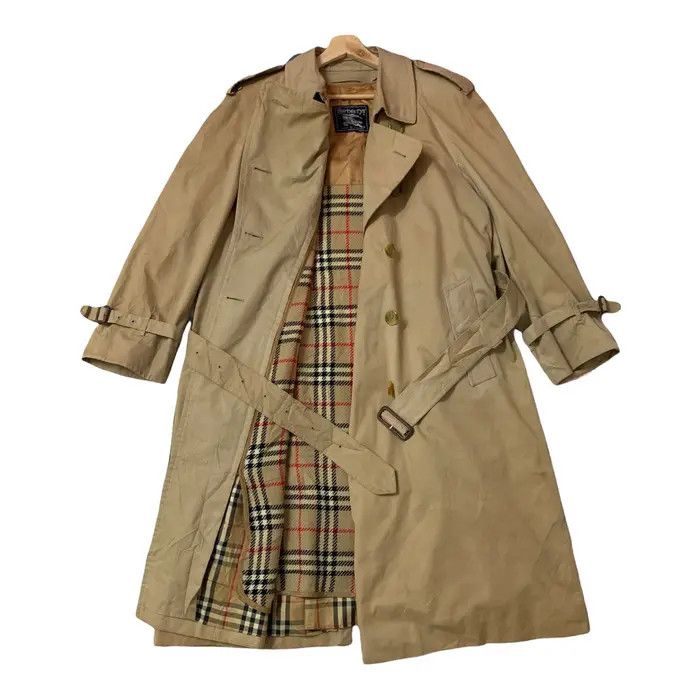 Burberry Burberrys Double Breasted Nova Check Trench Coat Size US M / EU 48-50 / 2 - 1 Thumbnail