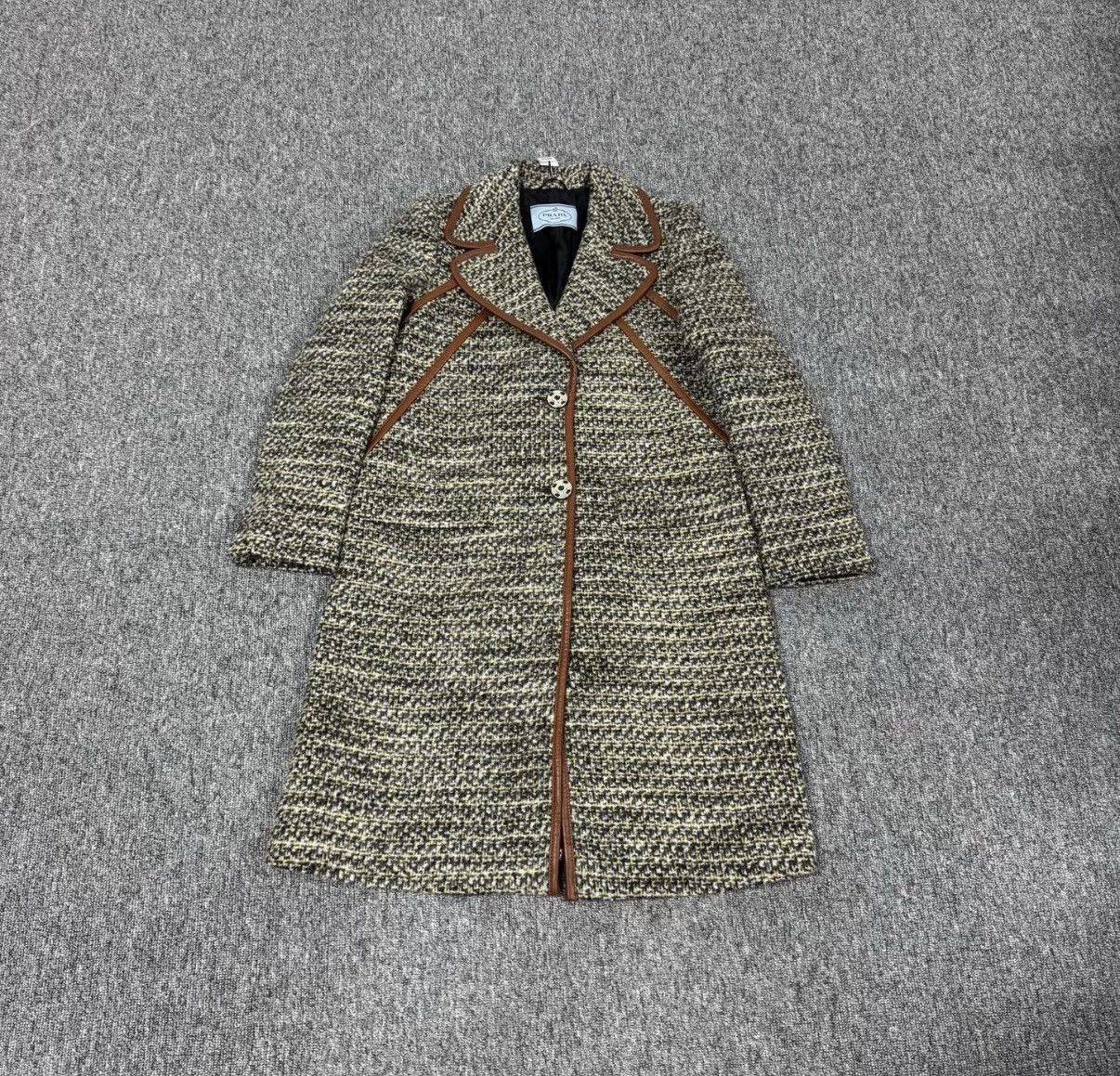 Prada Archive Prada Spring 1996 SS96 Tweed Jacket | Grailed