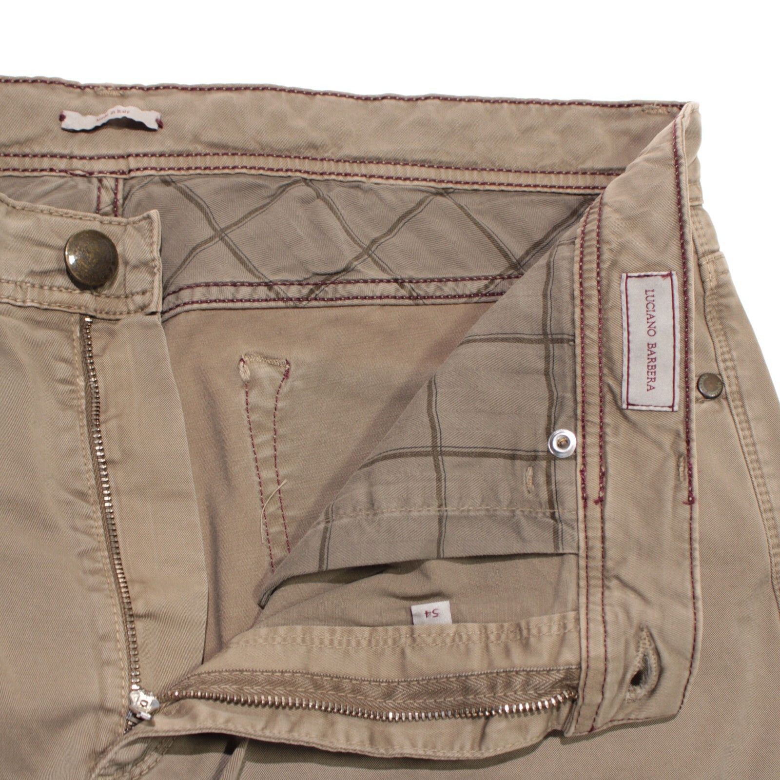 Luciano Barbera Luciano Barbera New with tags Chino Size 38 US In Beige Size US 38 / EU 54 - 3 Thumbnail