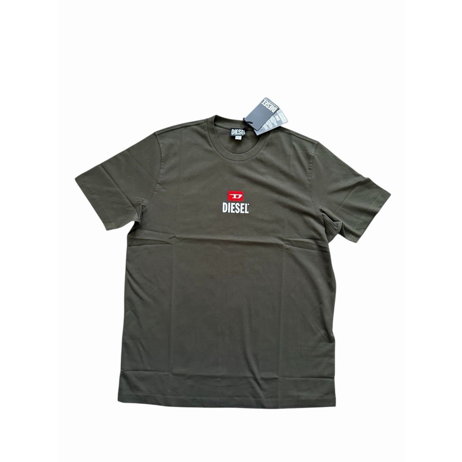 Diesel Diesel T-Just Small D Logo Maglietta T-Shirt Green Size L Size US L / EU 52-54 / 3 - 1 Thumbnail