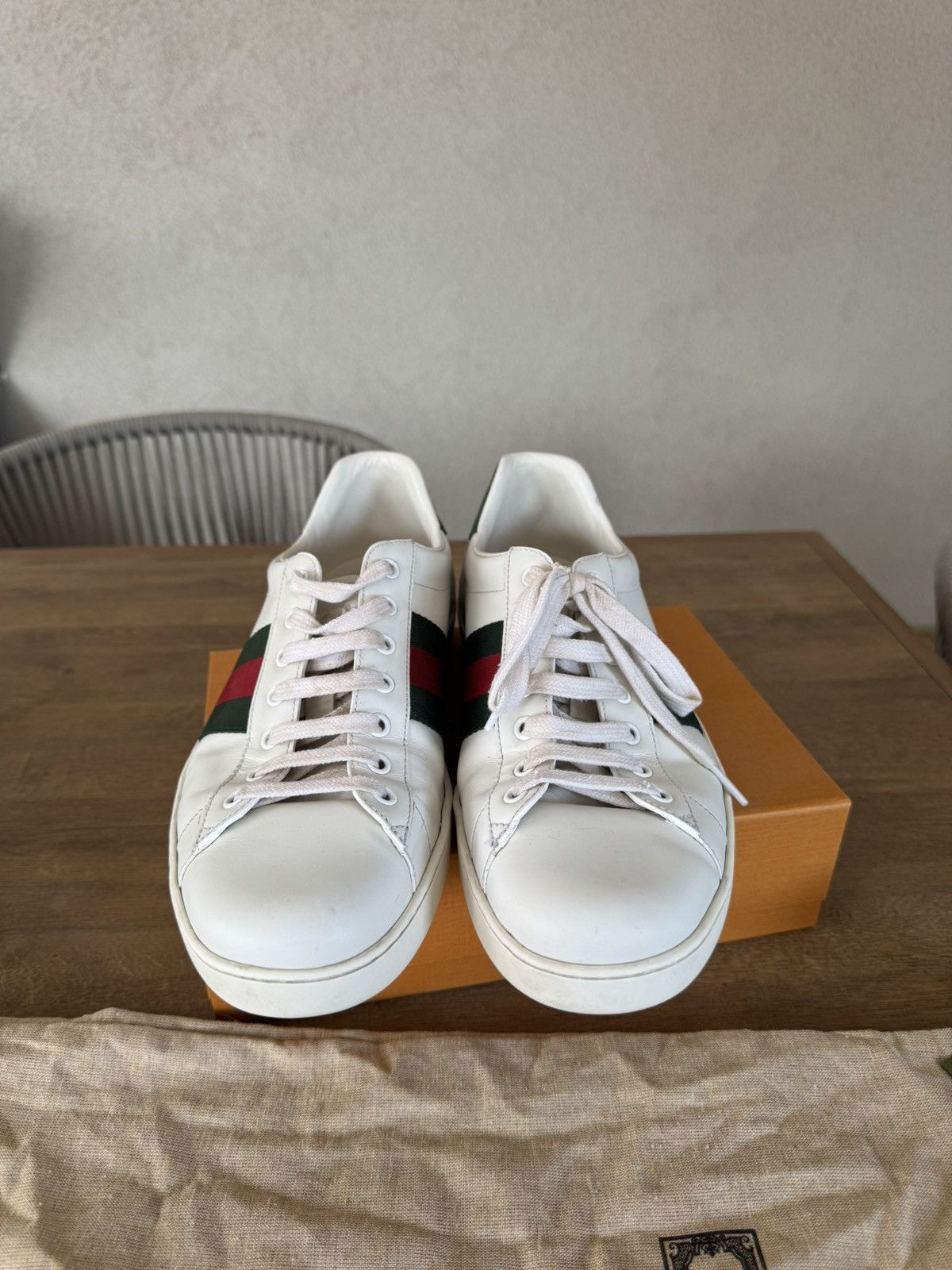 Gucci Mens Gucci shoes Ace GG Size US 10 / EU 43 - 6 Thumbnail