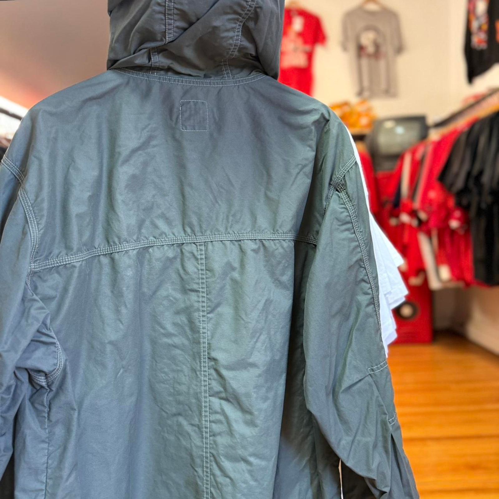 Gap × Vintage Vintage 90s Gap Utility Hooded Light Jacket Size US M / EU 48-50 / 2 - 7 Thumbnail