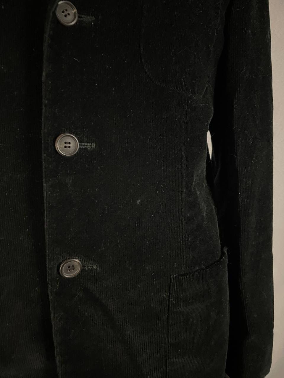 Prada Prada Corduroy Blazer Jacket Black Size US M / EU 48-50 / 2 - 4 Thumbnail