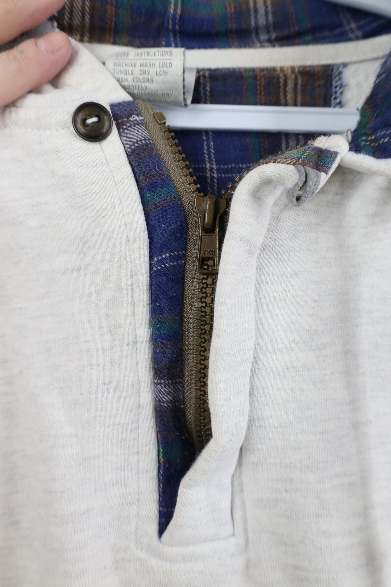 Vintage Vintage 90s Streetwear Blank Heavyweight Hoodie Sweatshirt Size US M / EU 48-50 / 2 - 4 Thumbnail