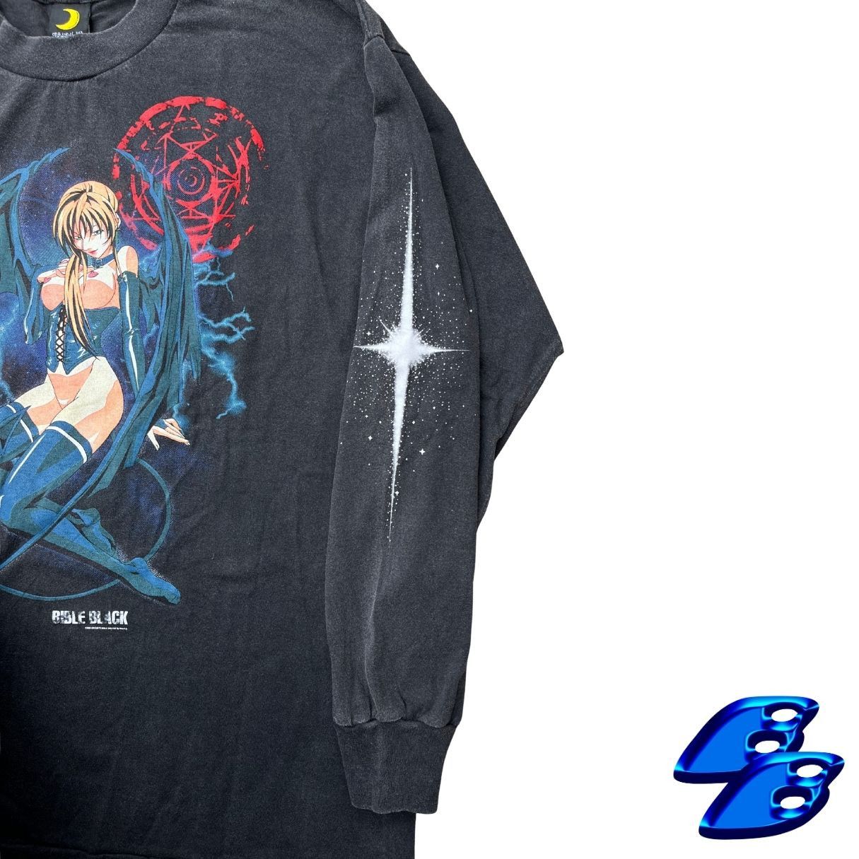 Anime BIBLE BLACK - Rare Anime Tee Long Sleeve Size US XL / EU 56 / 4 - 5 Thumbnail
