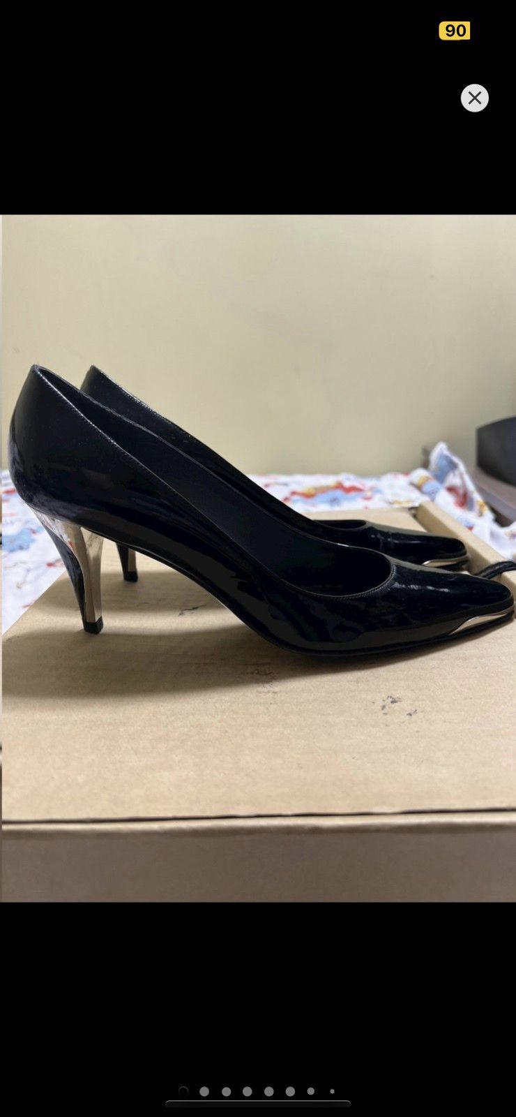 Stuart Weitzman ***FINAL DROP***RARE PATENT LEATHER STUART WEITZMAN HEEL 8 Size US 8 / IT 38 - 14 Thumbnail