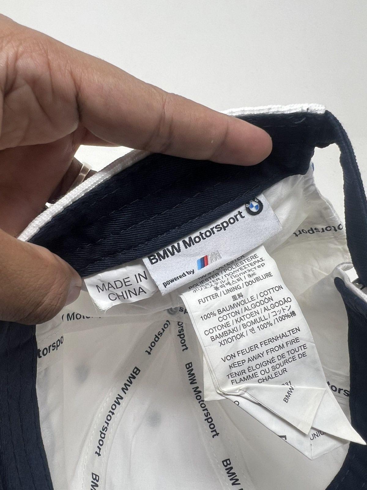 BMW BMW Motorsport Hat Size ONE SIZE - 15 Thumbnail