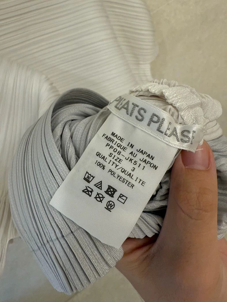 Issey Miyake size:3 White drawstring top