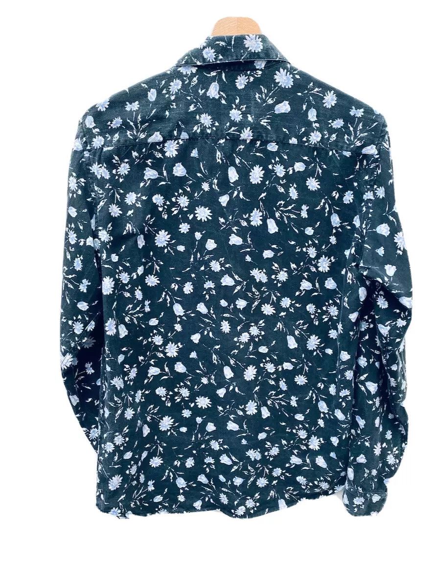 Sandro Grey / Black Hawaiian Shirt Size US S / EU 44-46 / 1 - 3 Thumbnail