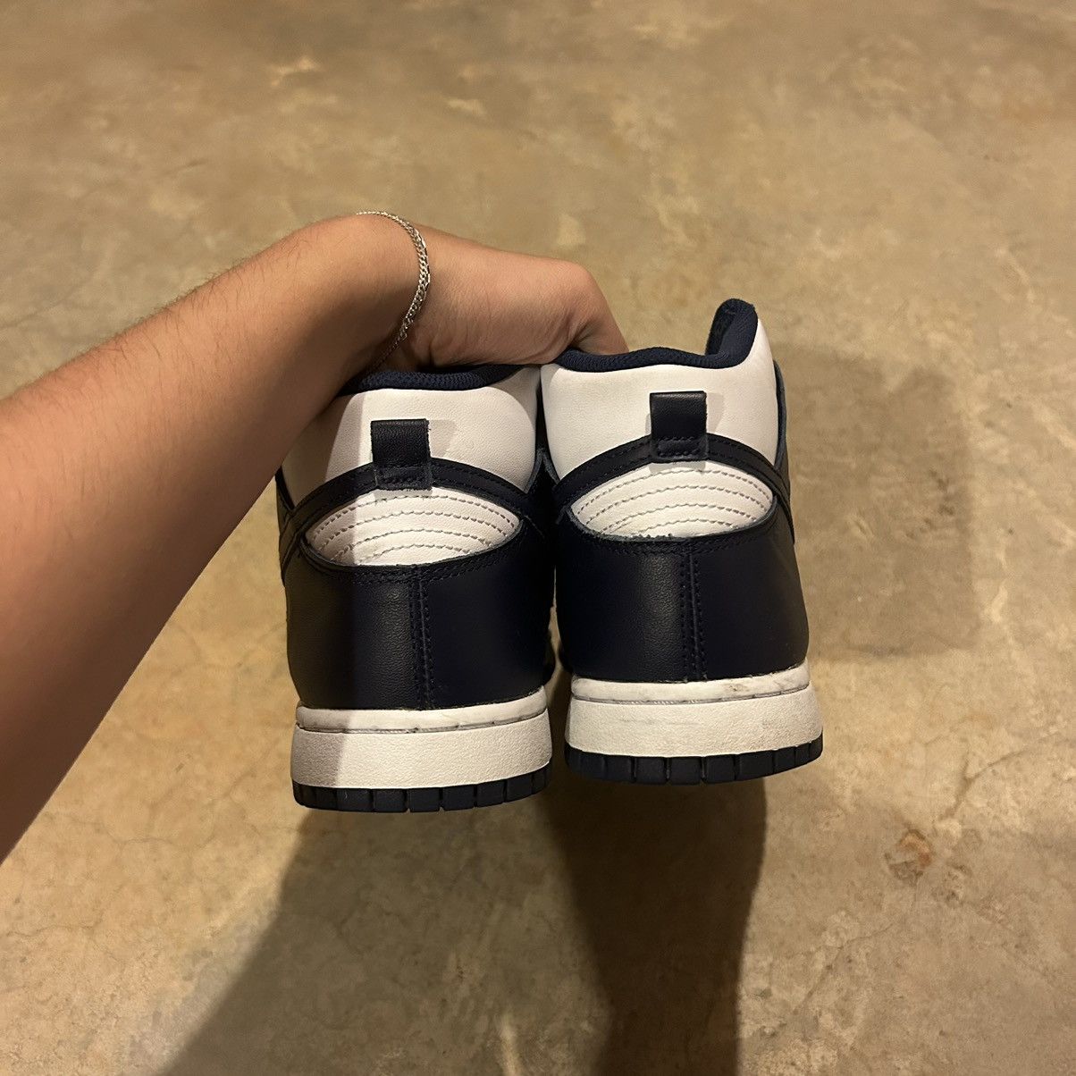 Nike Nike Dunk High Villanova Championship Navy 2021 US 11 Size US 11 / EU 44 - 4 Thumbnail