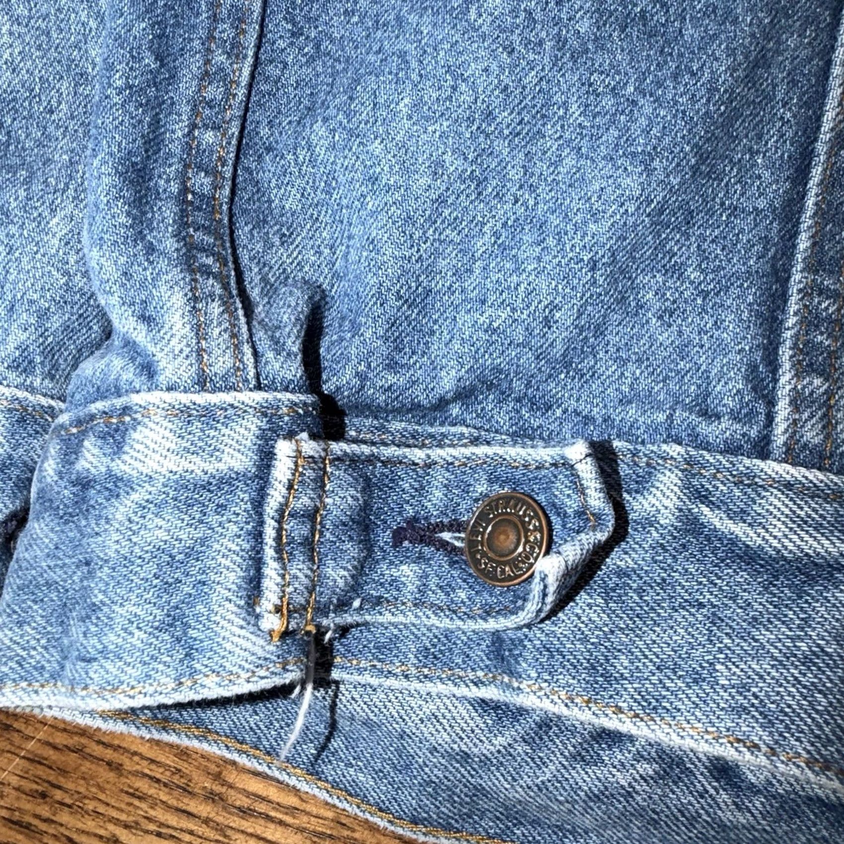 Levi's Levi's Trucker Jacket Denim 80s Vintage Mens Size 46 Regular Blue 70506-0214 Size US S / EU 44-46 / 1 - 5 Thumbnail
