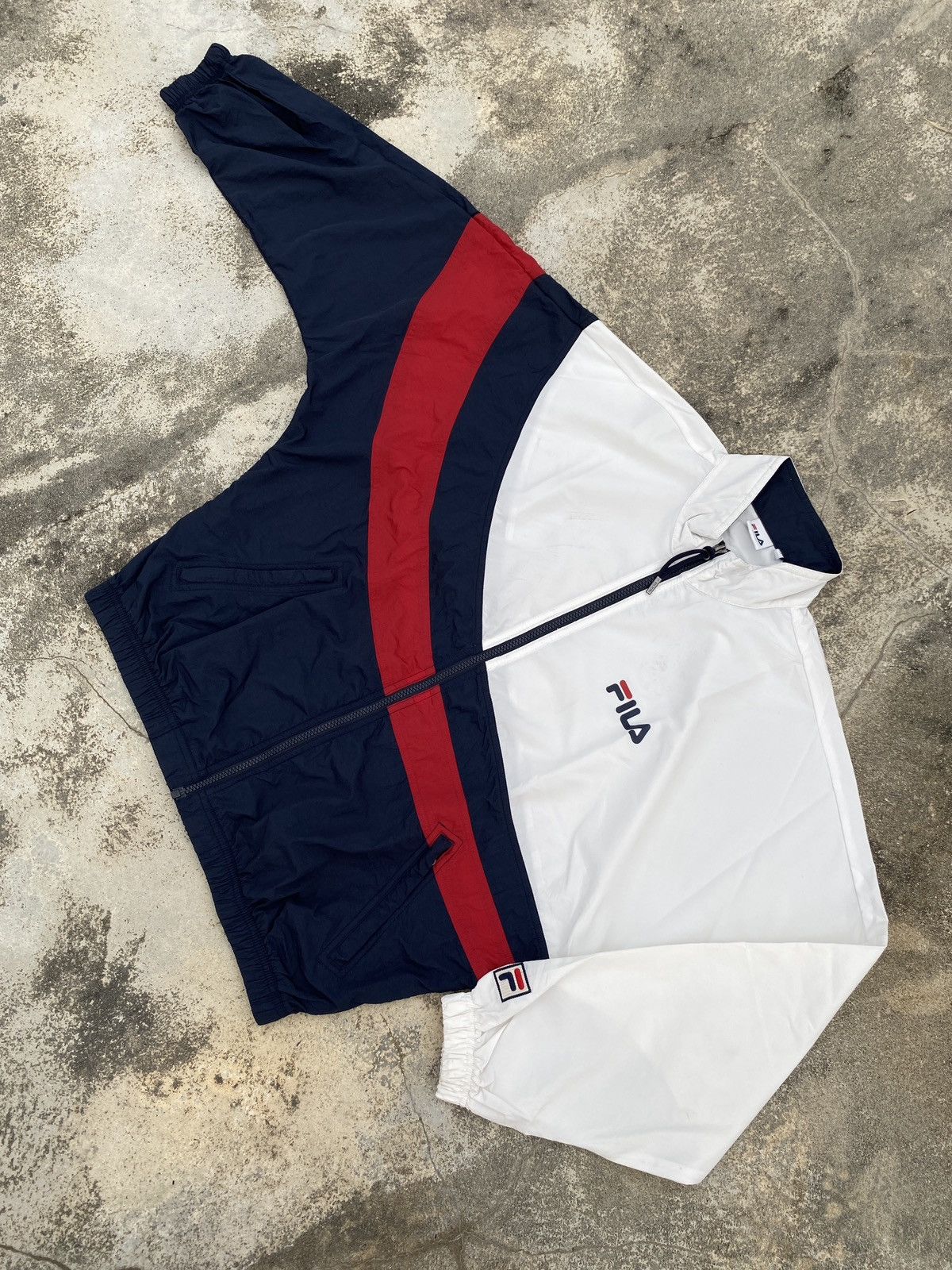 Fila Vtg Windbreaker Fila Size US M / EU 48-50 / 2 - 2 Thumbnail