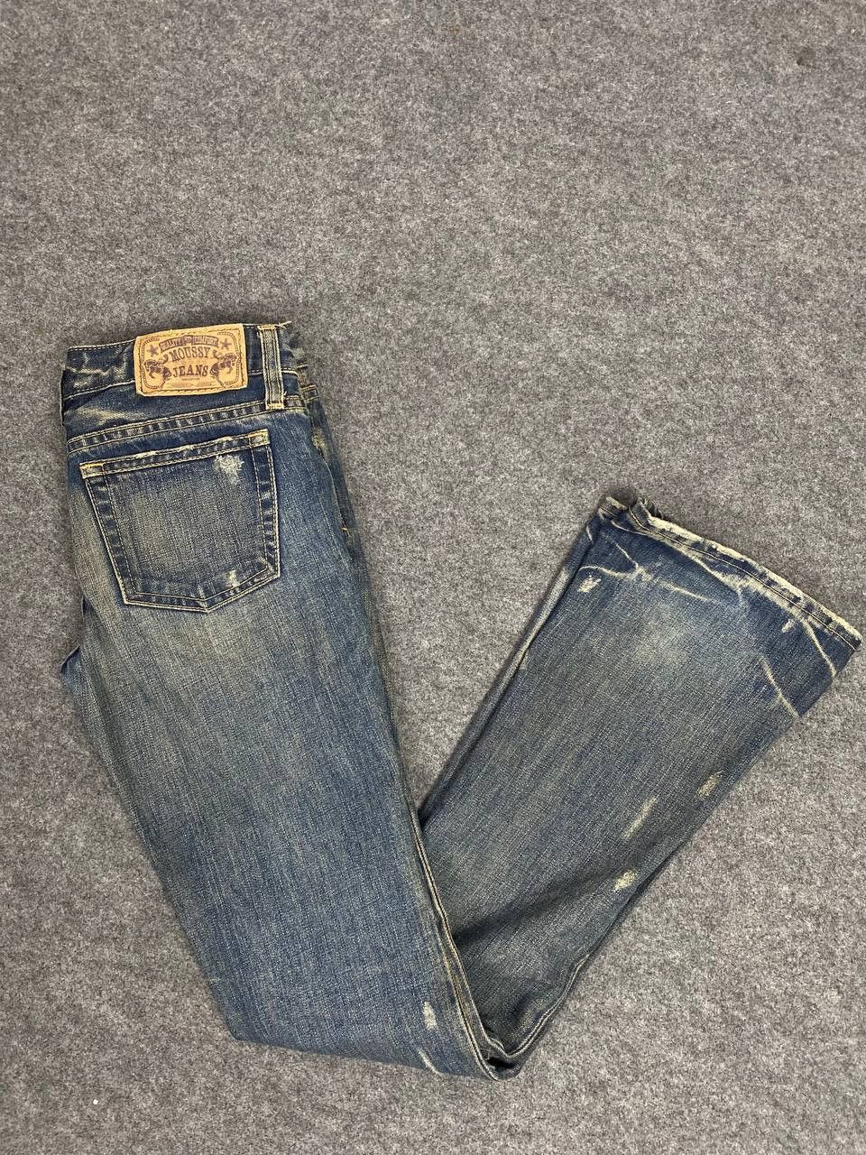 MOUSSY moussy jeans bootcut flare distressed denim nice design Size 30" / US 8 / IT 44 - 2 Thumbnail