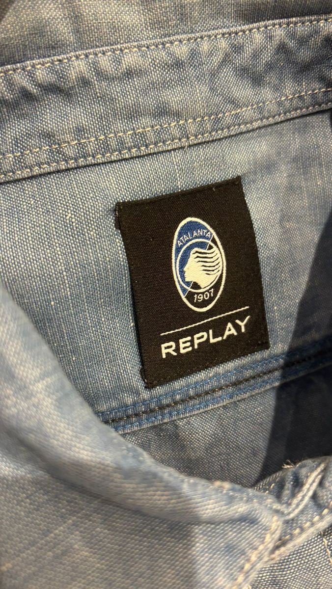 Replay Replay x Atalanta Denim Jacket Size US L / EU 52-54 / 3 - 7 Thumbnail