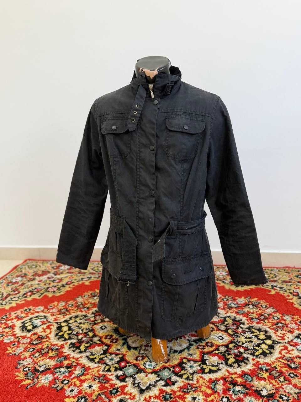 Barbour Barbour International Waxed Quilted Belted Jacket! Size - M! Size US M / EU 48-50 / 2 - 3 Thumbnail