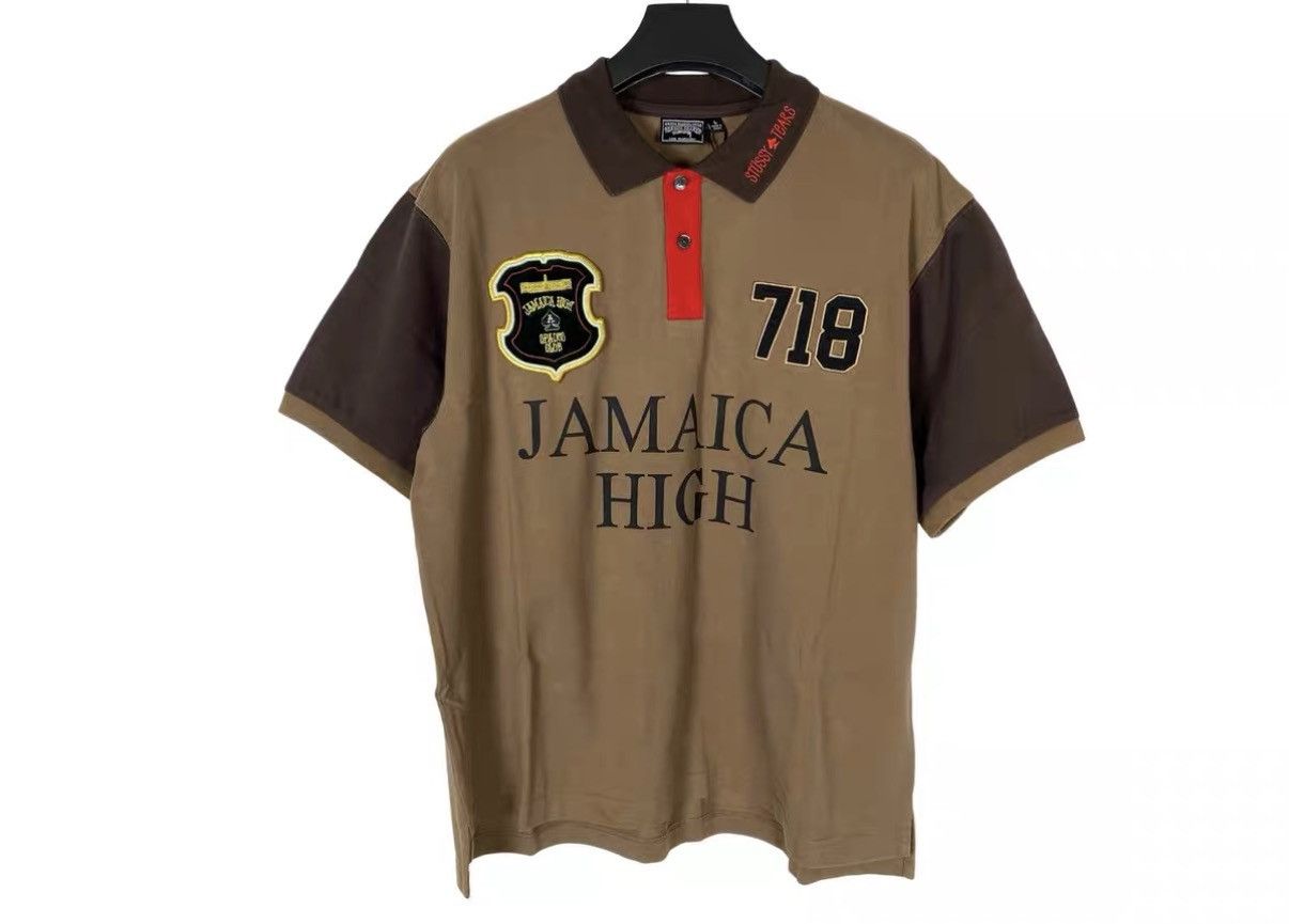 Stussy Stüssy x Denim Tears Color Block Embroidered Polo J31 Size US L / EU 52-54 / 3 - 1 Thumbnail