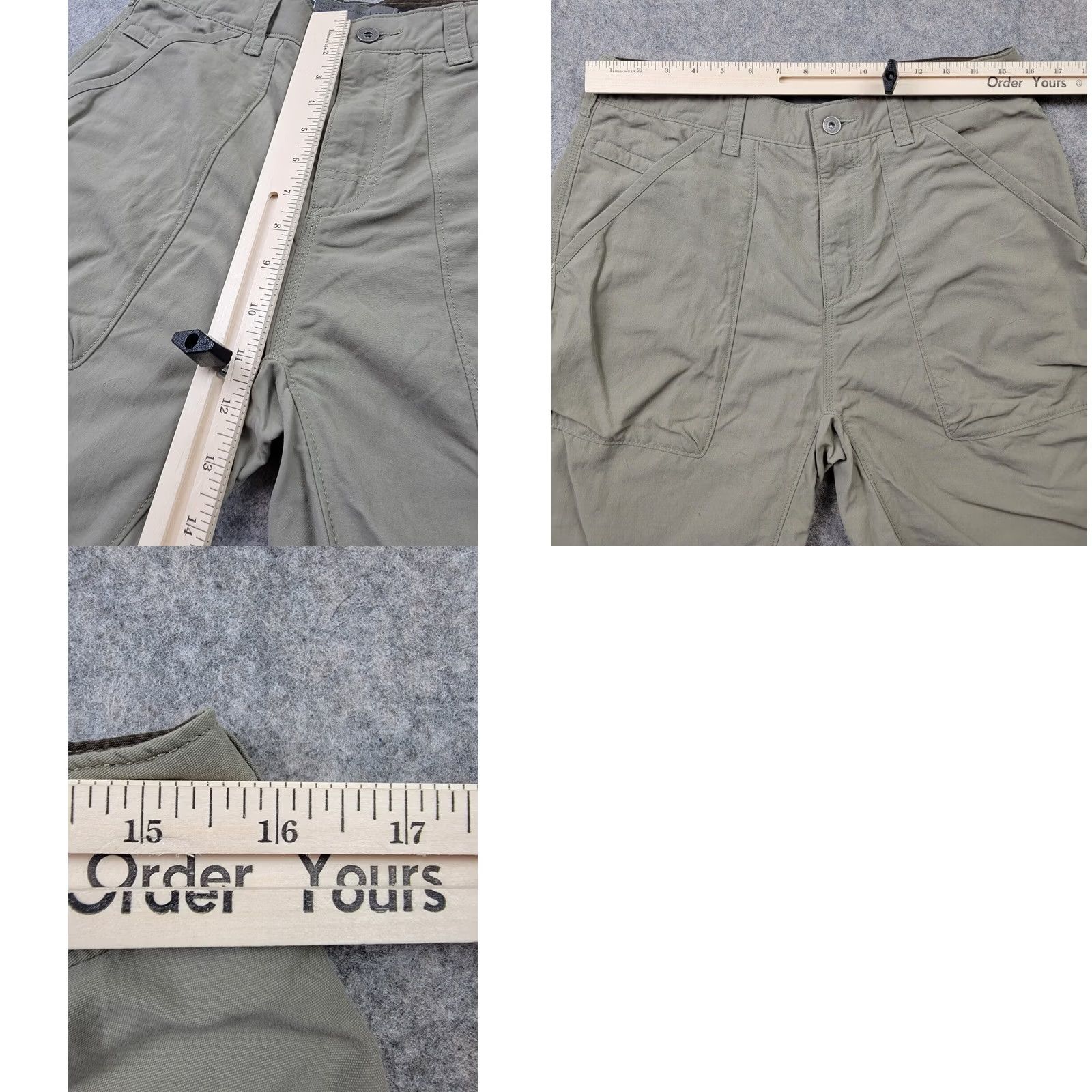 Vintage REI Shorts Bermuda Length 32 Brown Nylon UPF 50+ Pockets Mens Outdoor Vintage Size US 32 / EU 48 - 9 Thumbnail