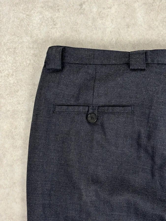 Maison Margiela Maison Margiela Black Wool Minimalist Pants Size US 32 / EU 48 - 8 Thumbnail