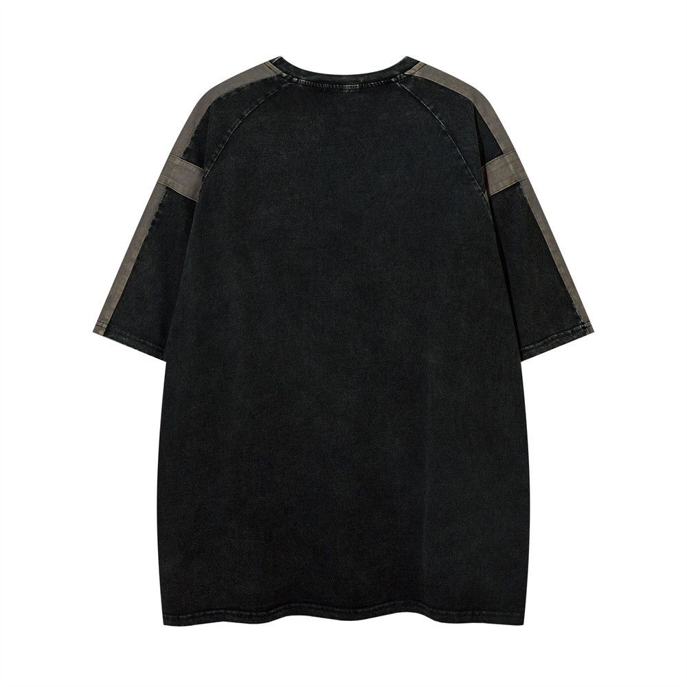 Japanese Brand × Vintage Five-pointed star washed distressed loose tee Size US M / EU 48-50 / 2 - 2 Thumbnail