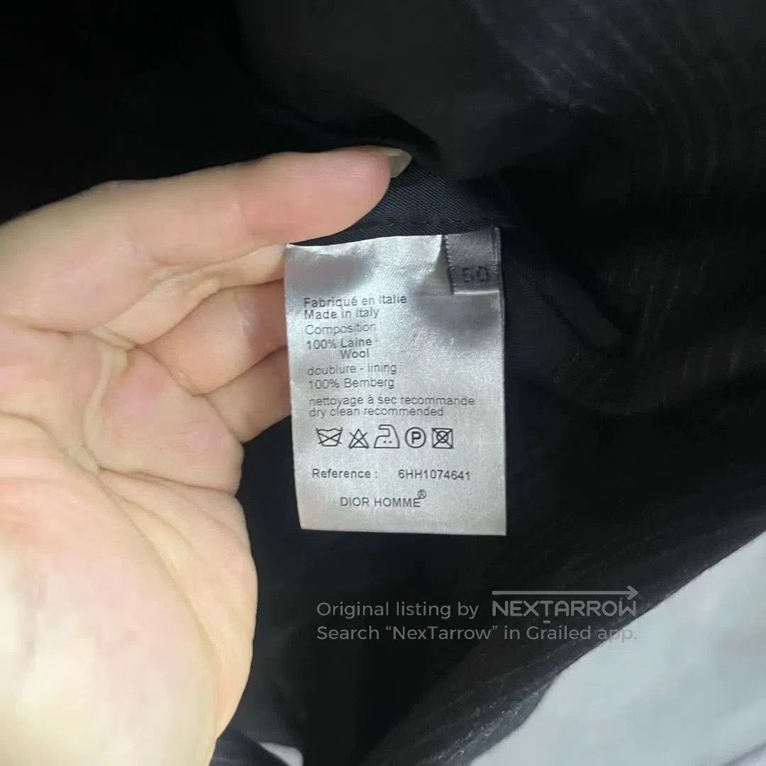 Dior Dior Black Pinstripe Formal Blazer. Size US M / EU 48-50 / 2 - 3 Thumbnail
