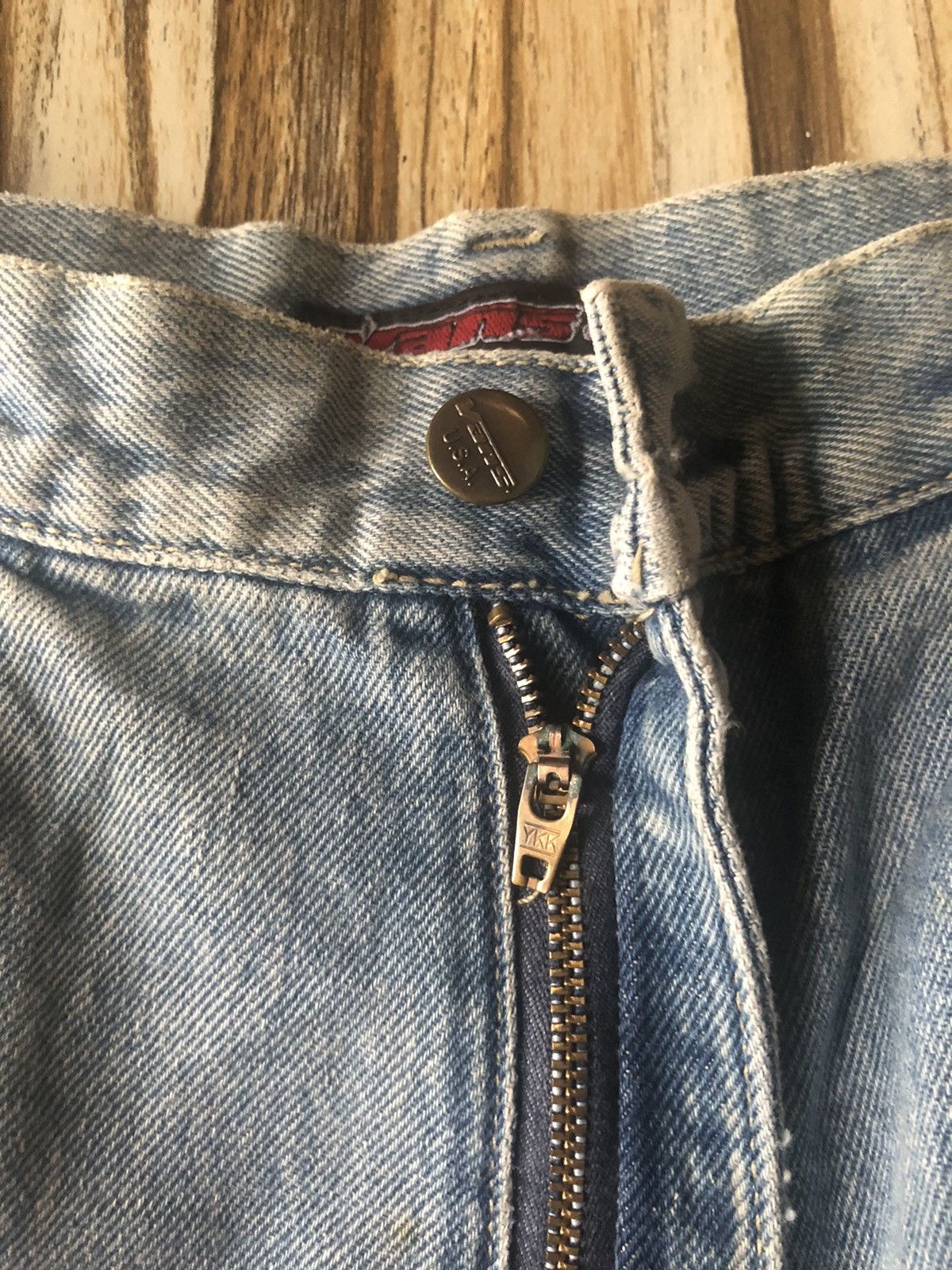 Vans Vintage VAN Funky Denim Pants Skate Streetwear Blue 90’s USA Size US 31 - 7 Thumbnail