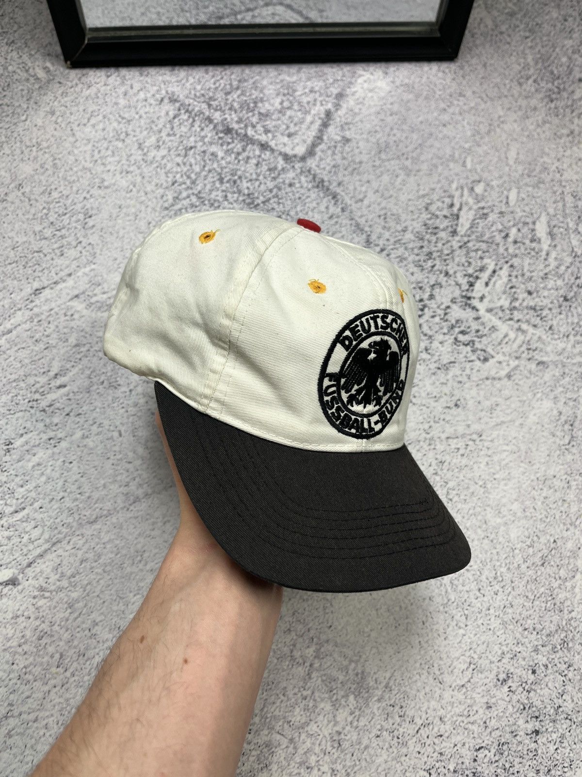Adidas × Vintage Vintage 90’s Germany Football World Cup Snapback Cap Rare Size ONE SIZE - 2 Thumbnail