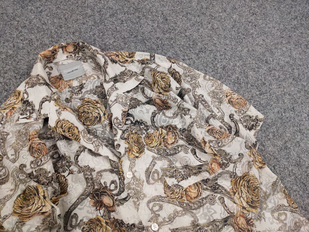 Japanese Brand Vintage 90's ElVencedor Uomo Japan Light Prin Flowers Shirt Size US L / EU 52-54 / 3 - 10 Thumbnail