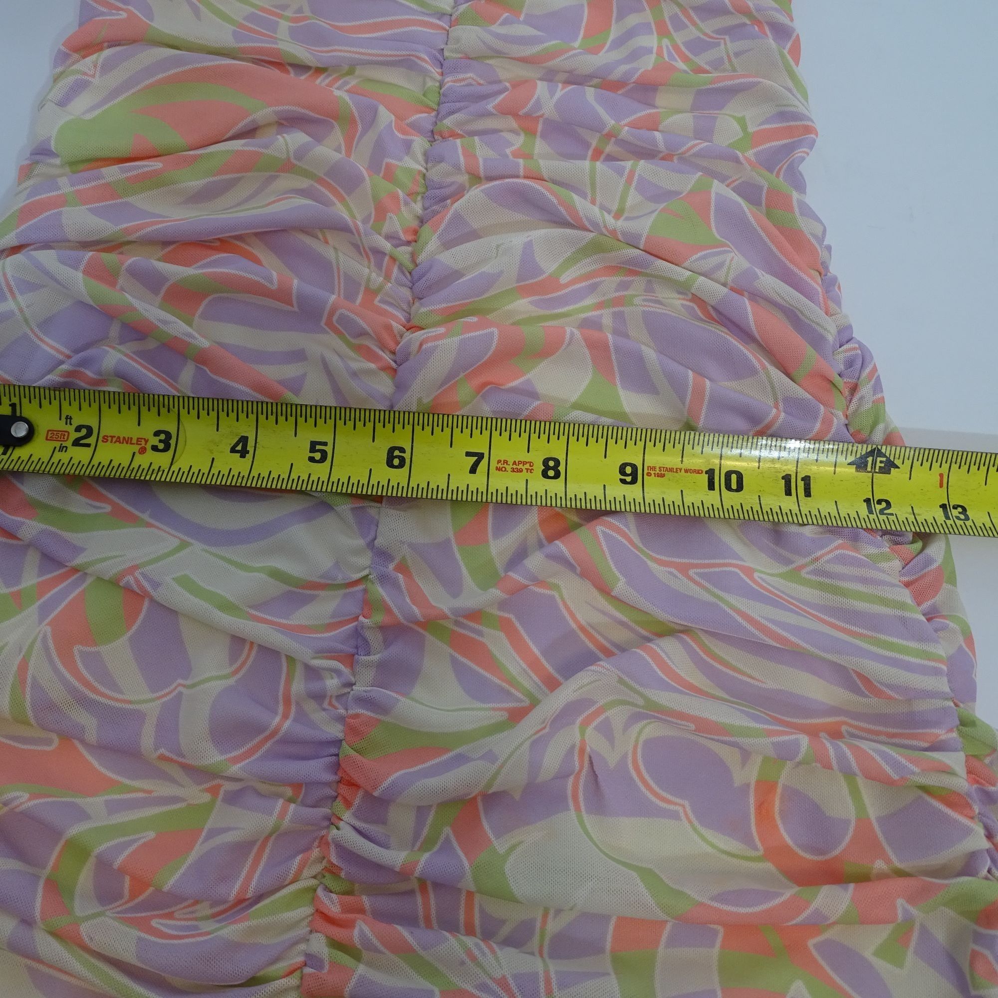 BP. BP. Ruched Bodycon Mini Dress Multicolor Pastel Size XS Size XS / US 0-2 / IT 36-38 - 13 Thumbnail
