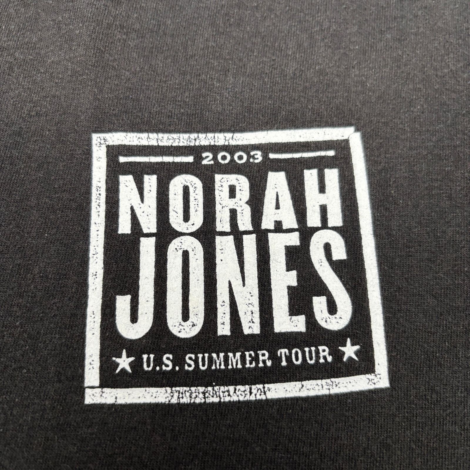 Delta × Vintage Vintage 2003 Norah Jones US Summer Tour T Shirt Men's XL Size US XL / EU 56 / 4 - 1 Thumbnail