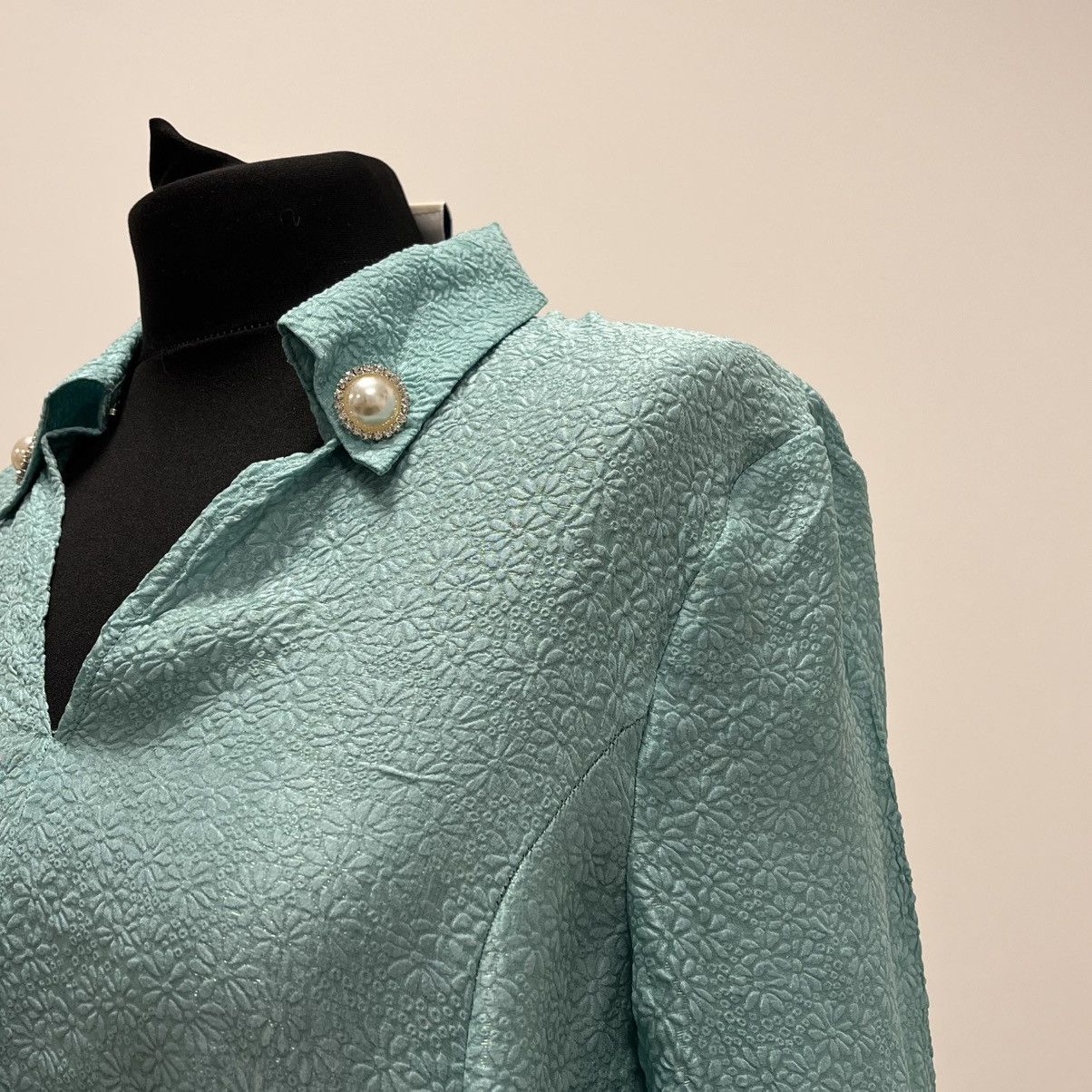 Baum und Pferdgarten Baum Und Pferdgarten Blue silk dress with buttons Size XS / US 0-2 / IT 36-38 - 6 Thumbnail