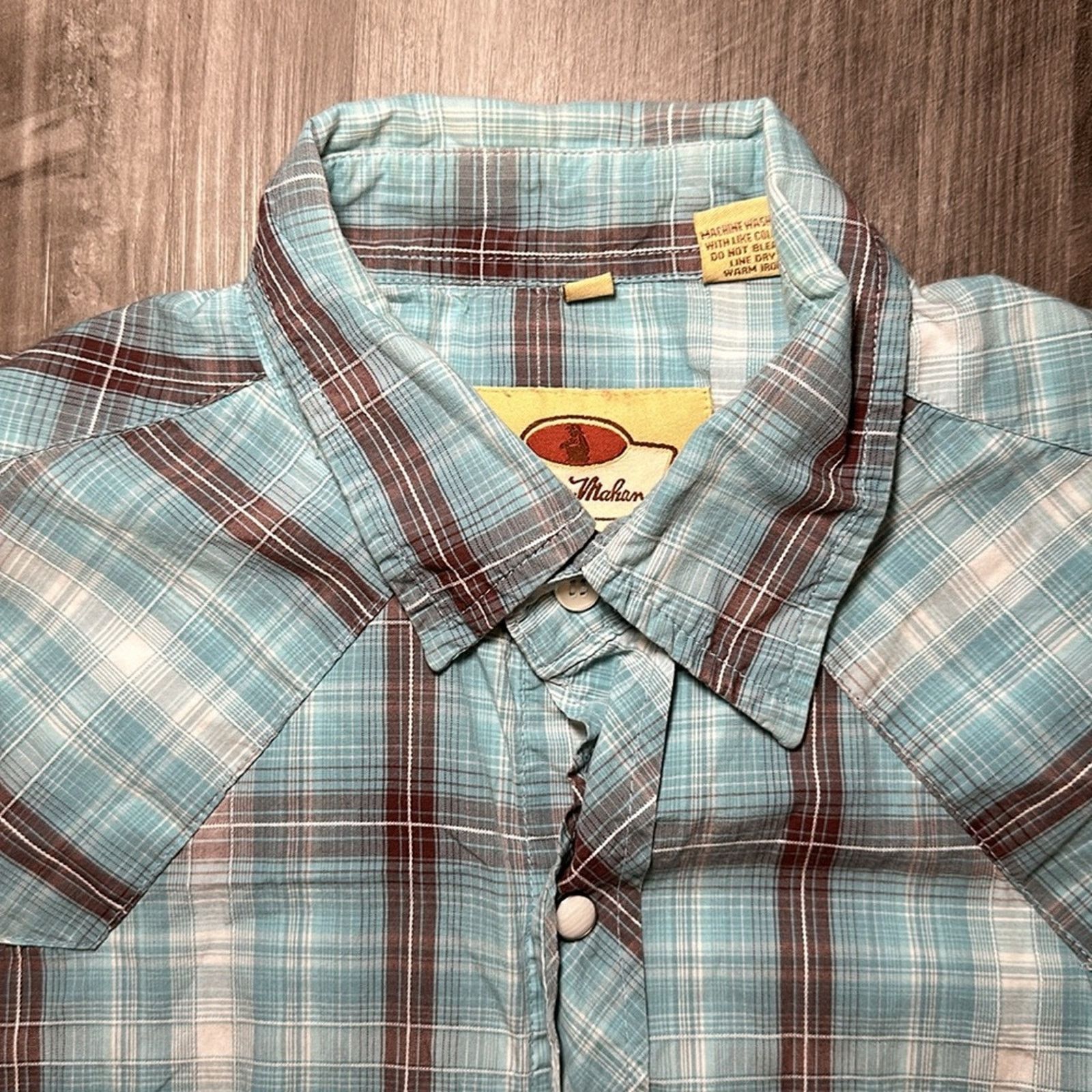 Larry Mahan Larry Mahan Western Long Sleeve Pearl Snap Button - Medium Size US M / EU 48-50 / 2 - 7 Thumbnail