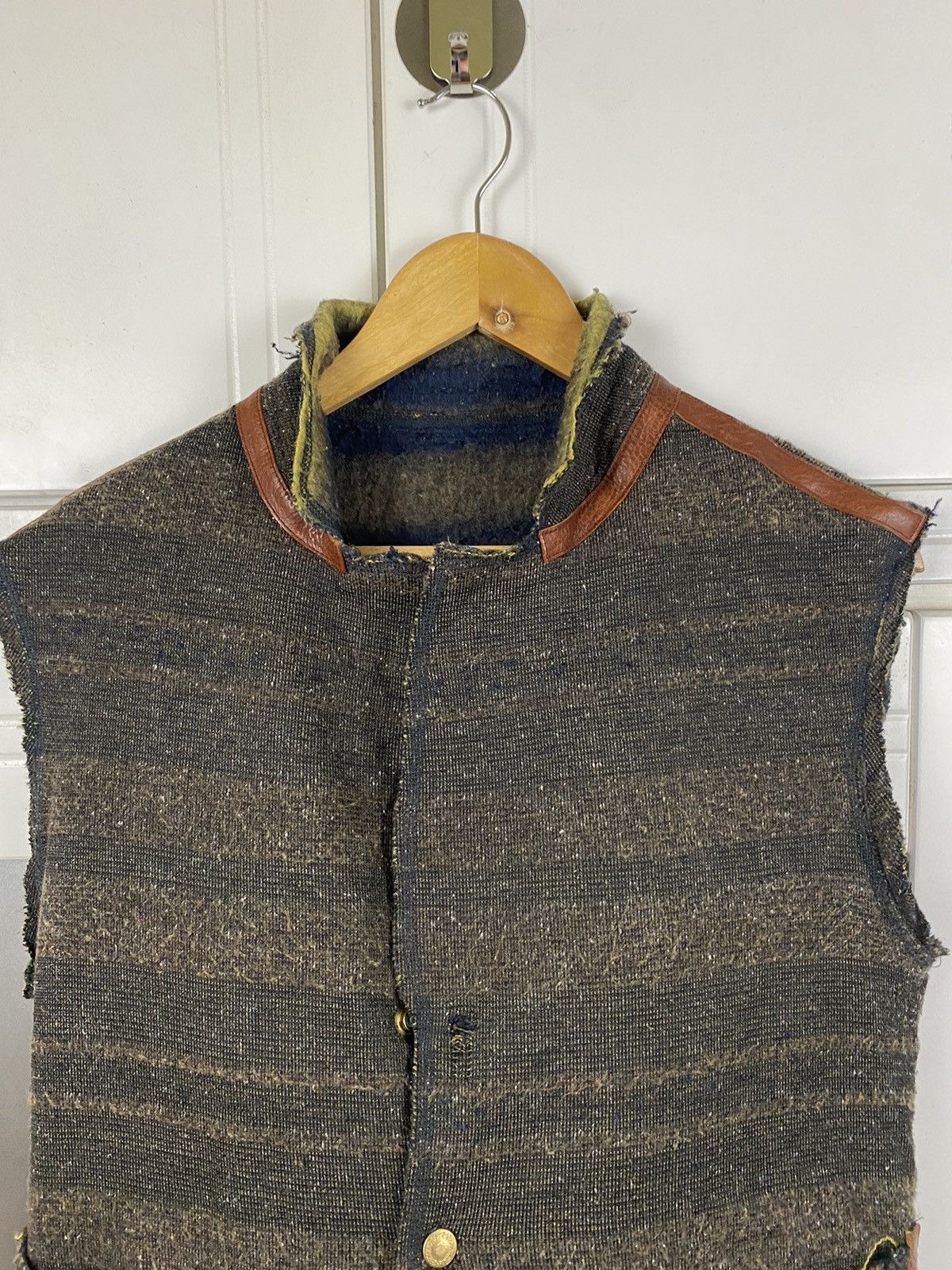 Kapital ✅️Vest Kapital Wool Leather Line Size US M / EU 48-50 / 2 - 3 Thumbnail