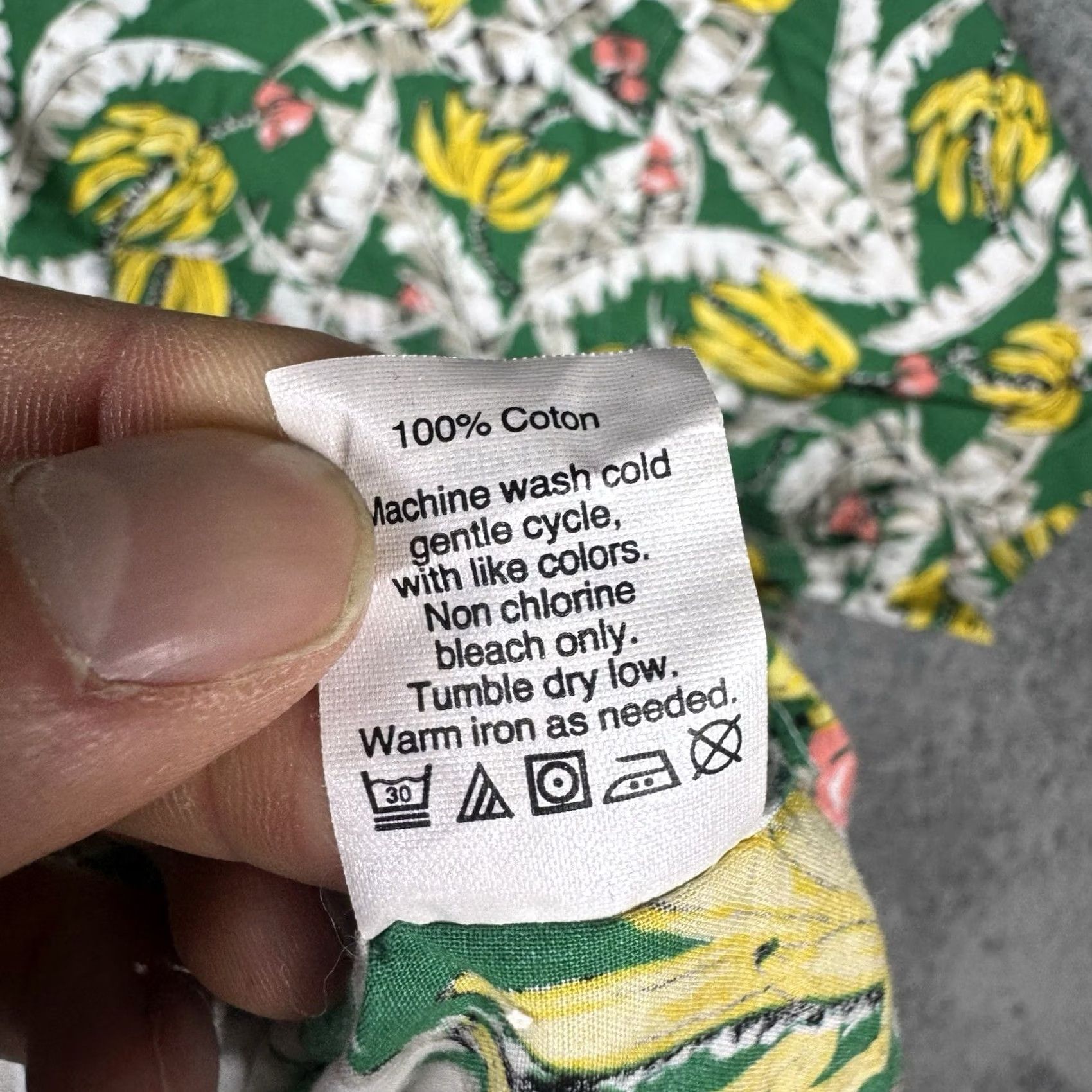 J.Crew J.CREW Shirt Mens XL Slim Fit Short Sleeve Banana Floral All Over H4743 Size US XL / EU 56 / 4 - 7 Thumbnail