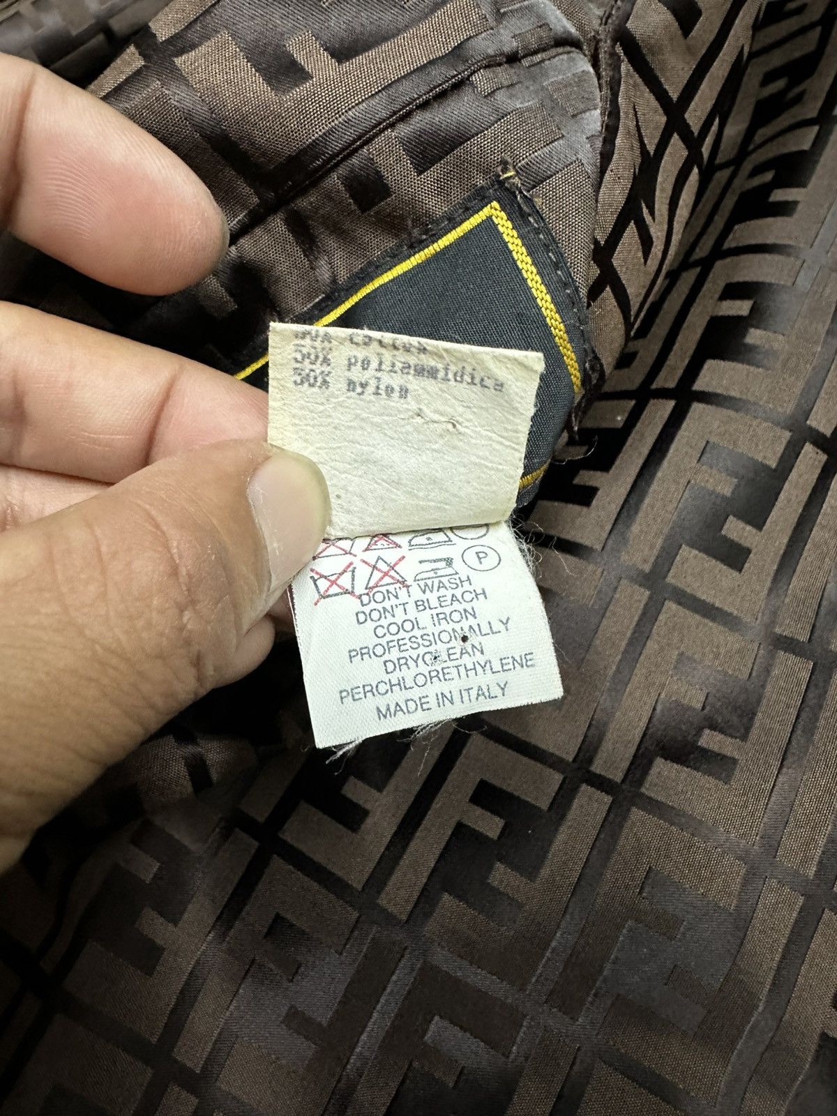 Fendi Vintage 90s Reversible Fendi Monogram Jacket Size US S / EU 44-46 / 1 - 15 Thumbnail
