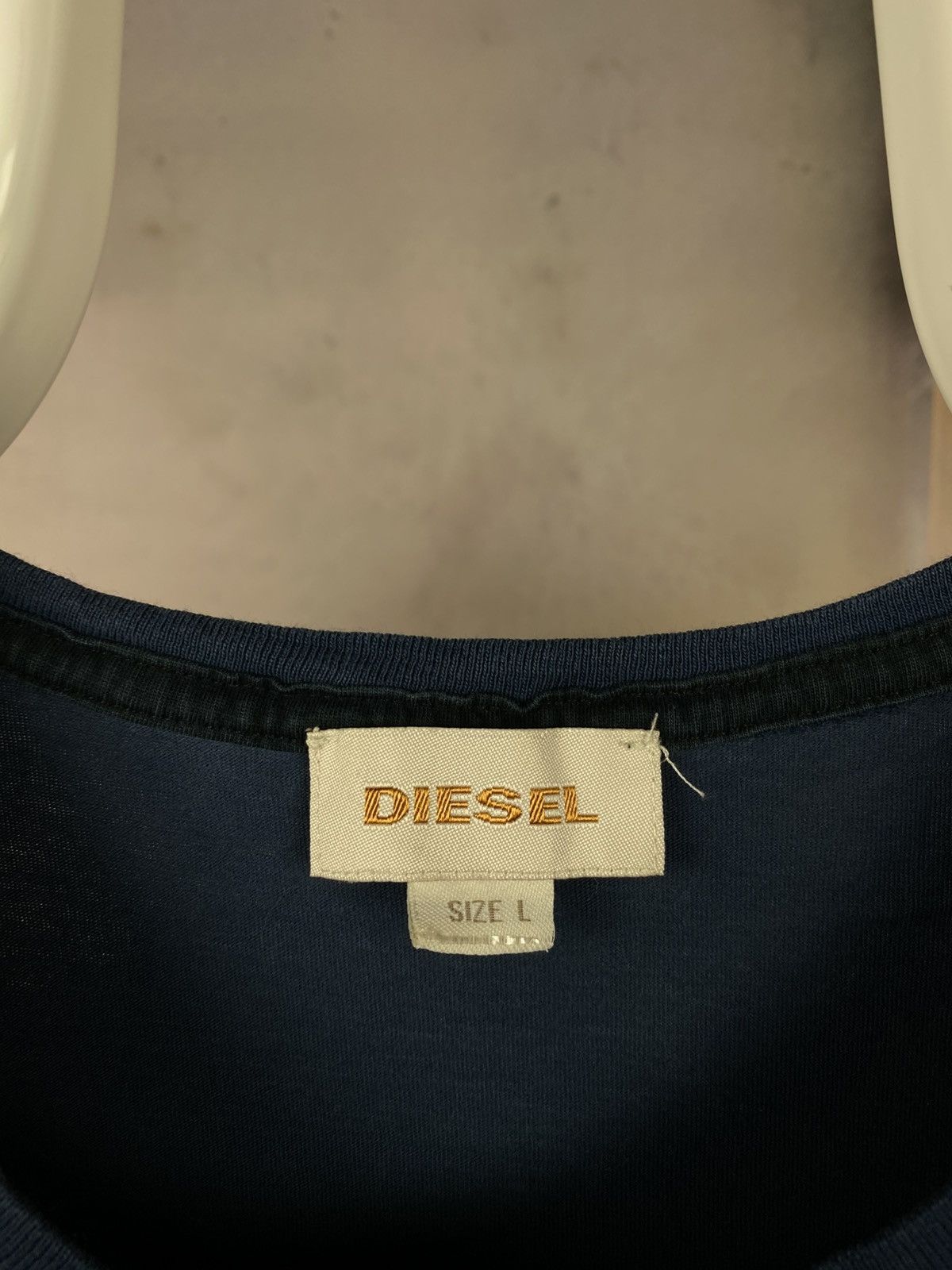 Diesel ⛽️Vintage T-Shirt Diesel Overprint Big Logo Art Tee⛽️ Size US L / EU 52-54 / 3 - 9 Thumbnail